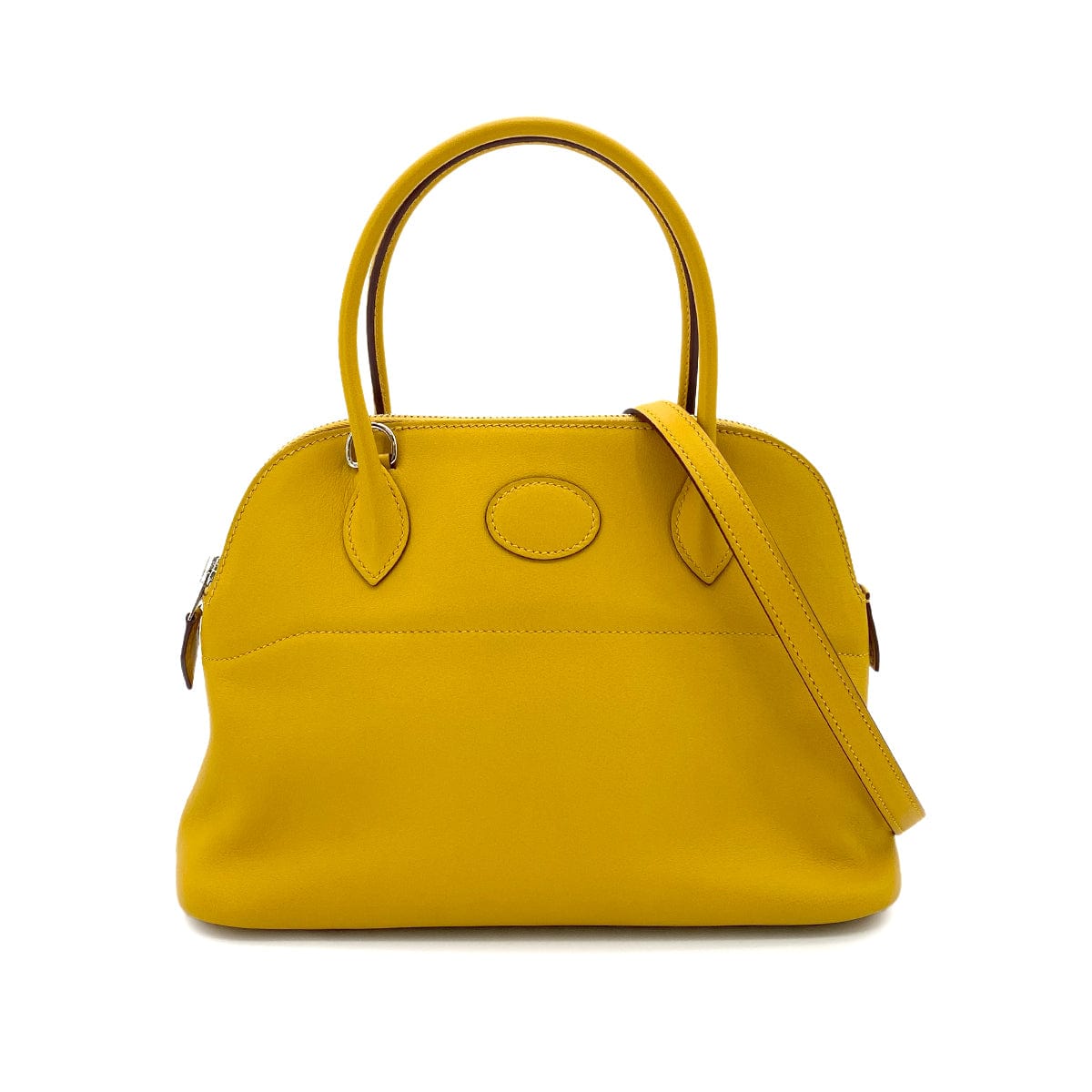 Hermes HERMES BOLIDE 27 JAUNE AMBER SWIFT PHW #C 90251103