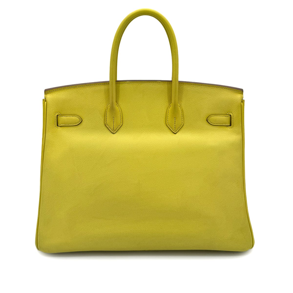 HERMES HERMES CANDY BIRKIN 35 LIME GRIS PERLE VEAU EPSOM HAND BAG □O SHW 90284559