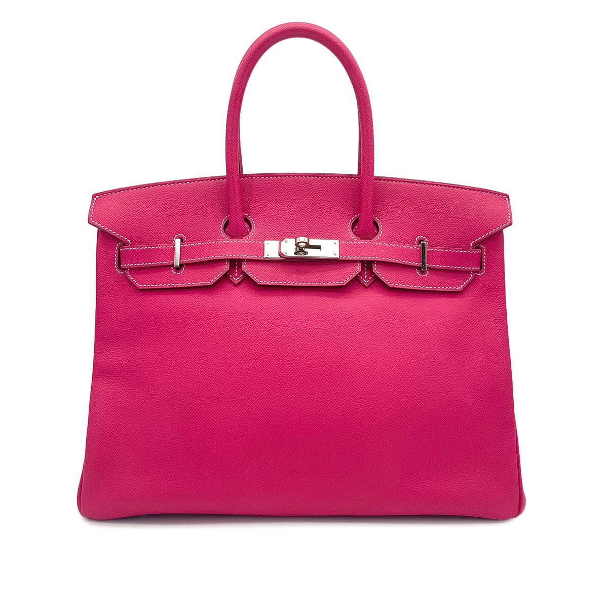 HERMES HERMES CANDY BIRKIN 35 ROSE TYRIEN RUBIS VEAU EPSOM HAND BAG 2011 SQUARE O PALLADIUM HARDWARE 90326207