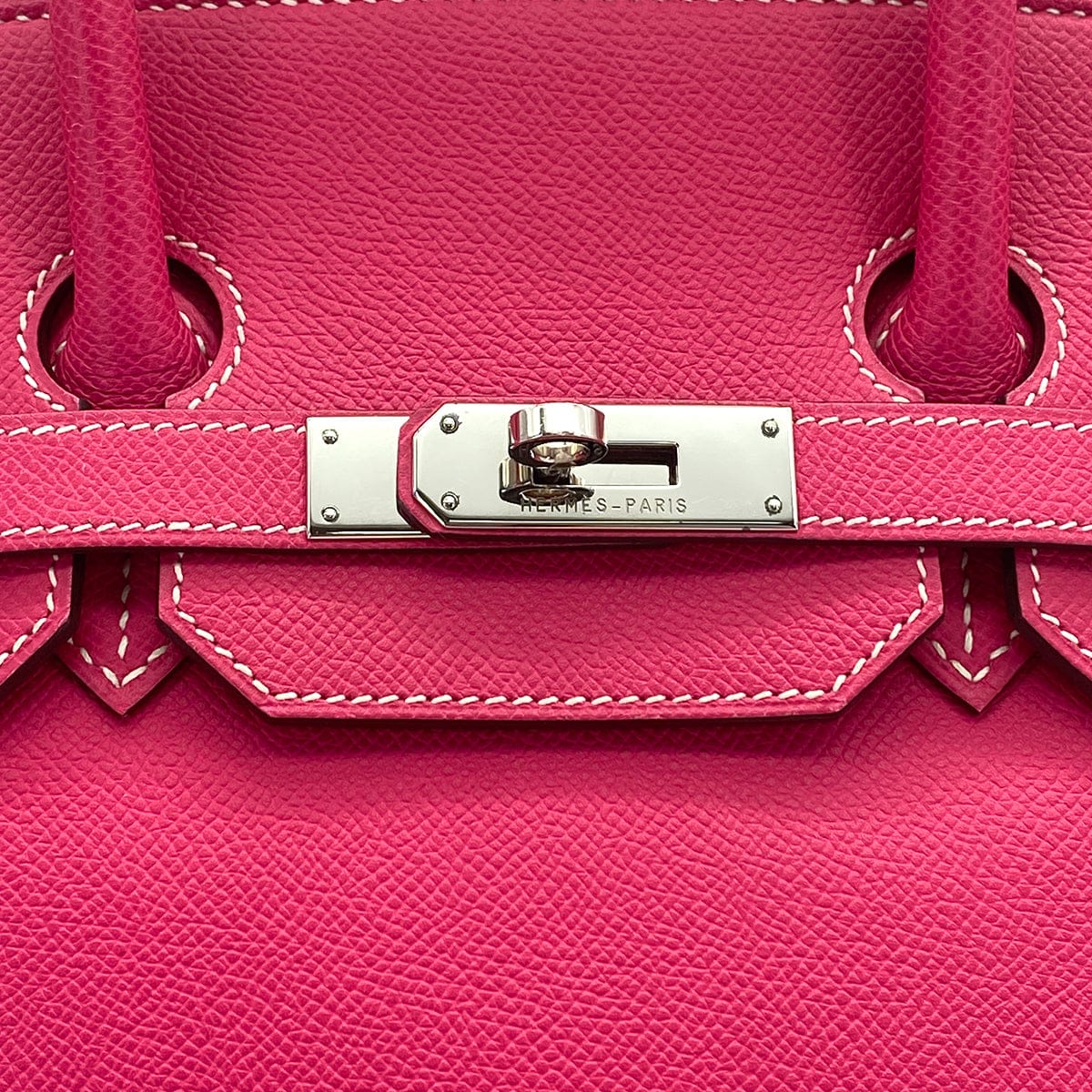 HERMES HERMES CANDY BIRKIN 35 ROSE TYRIEN RUBIS VEAU EPSOM HAND BAG 2011 SQUARE O PALLADIUM HARDWARE 90326207