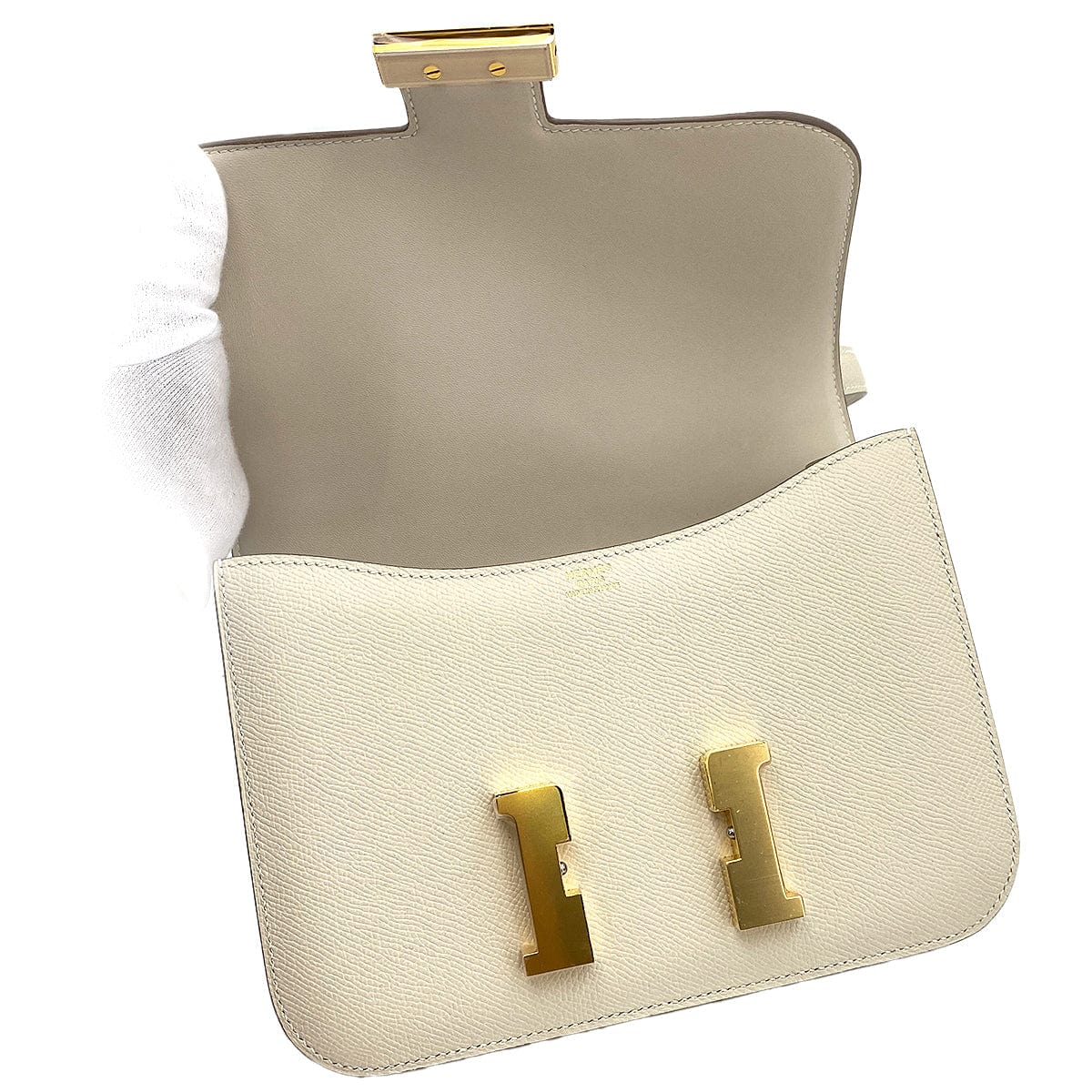 HERMES HERMES CONSTANCE CRAIE EPSOM SHOULDER BAG W 90247169