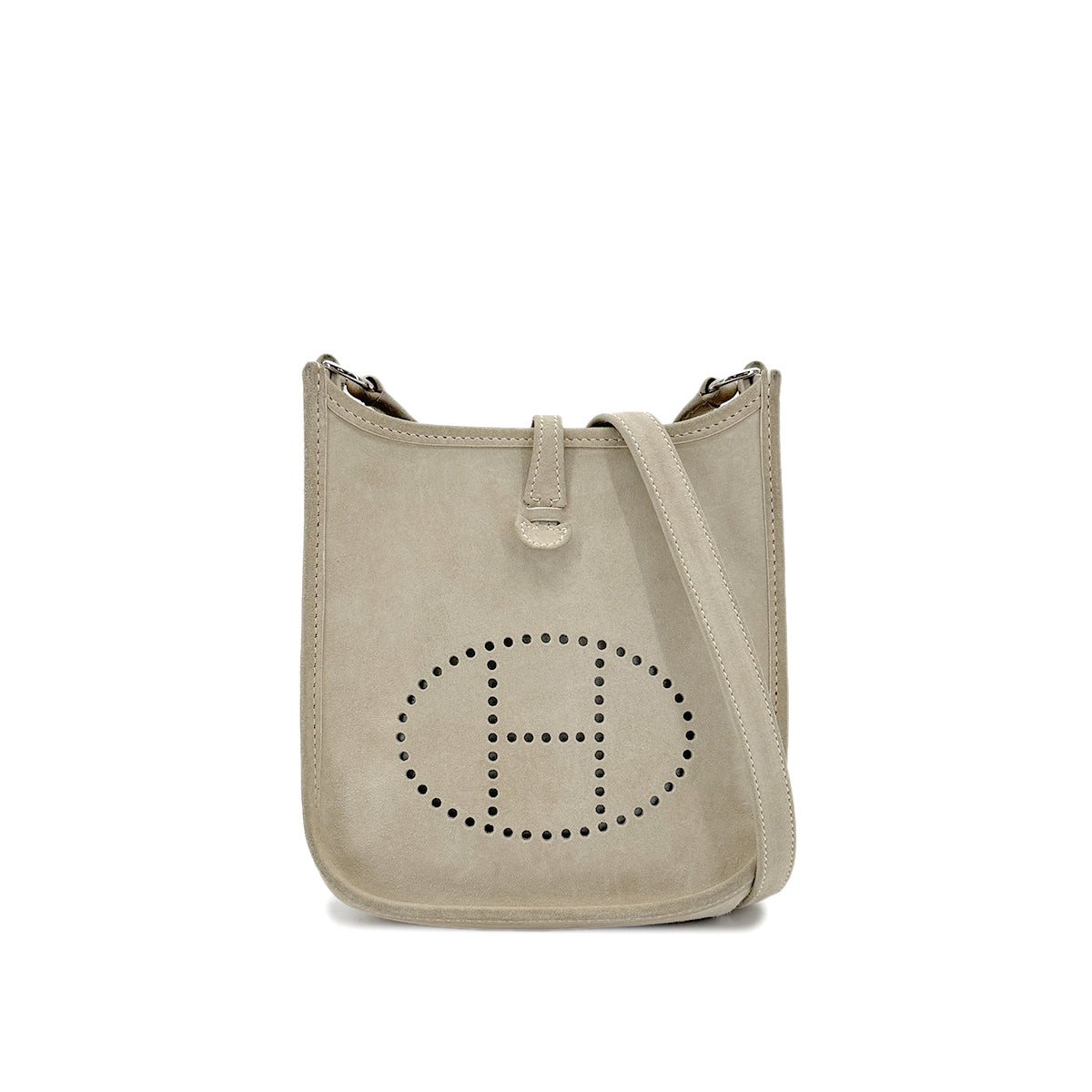 HERMES HERMES EVELYNE TPM GRAY DOBRIS SHOULDER BAG □H 90294826