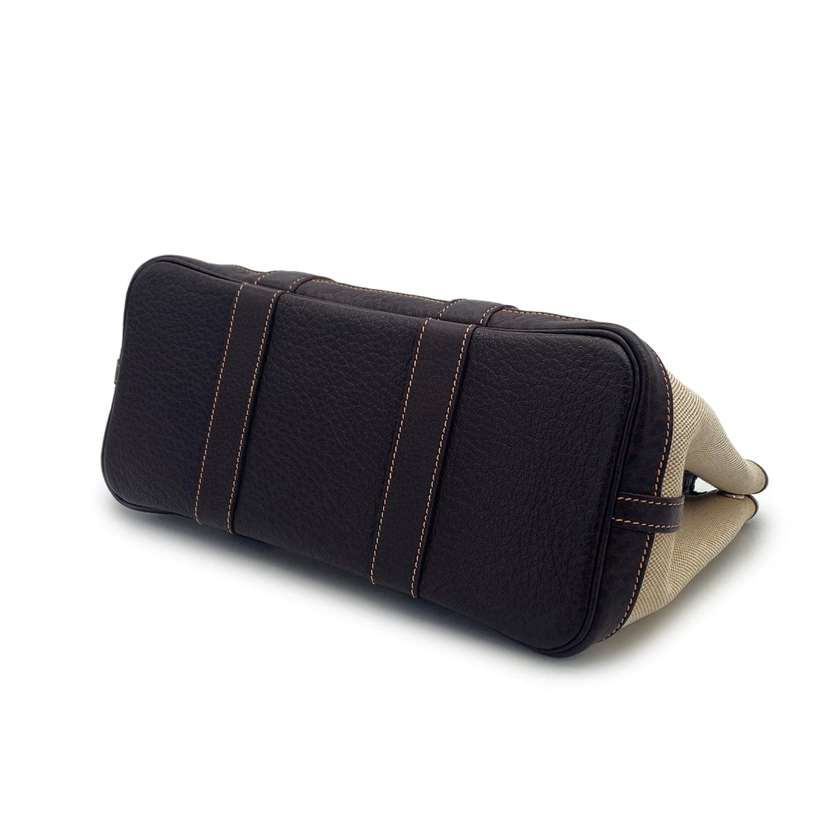 HERMES HERMES GARDEN PARTY TPM MARRON TOILE H VEAU NEGONDA HAND SHOULDER BAG 2005 SQUARE I 90324741