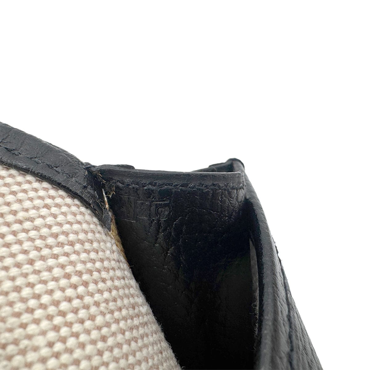 HERMES HERMES JIGE PM BLACK ARDENNES CLUTCH BAG □A 90304688
