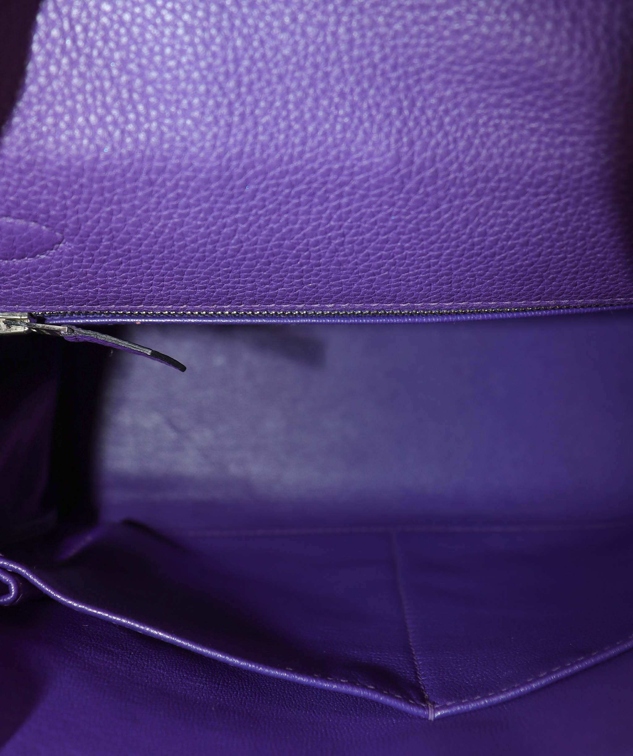 hermes Hermes kelly 28 ultraviolet PHW