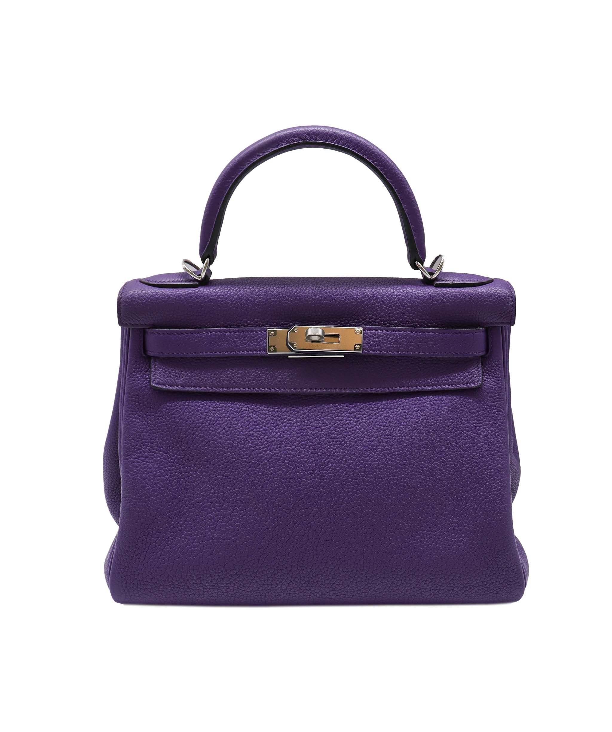 hermes Hermes kelly 28 ultraviolet PHW