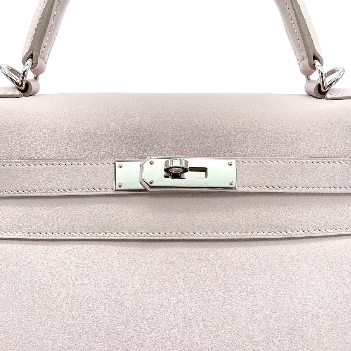HERMES HERMES KELLY 32 RETOURNE ROSE DRAGEE SWIFT HAND SHOULDER BAG □K SHW 90294971
