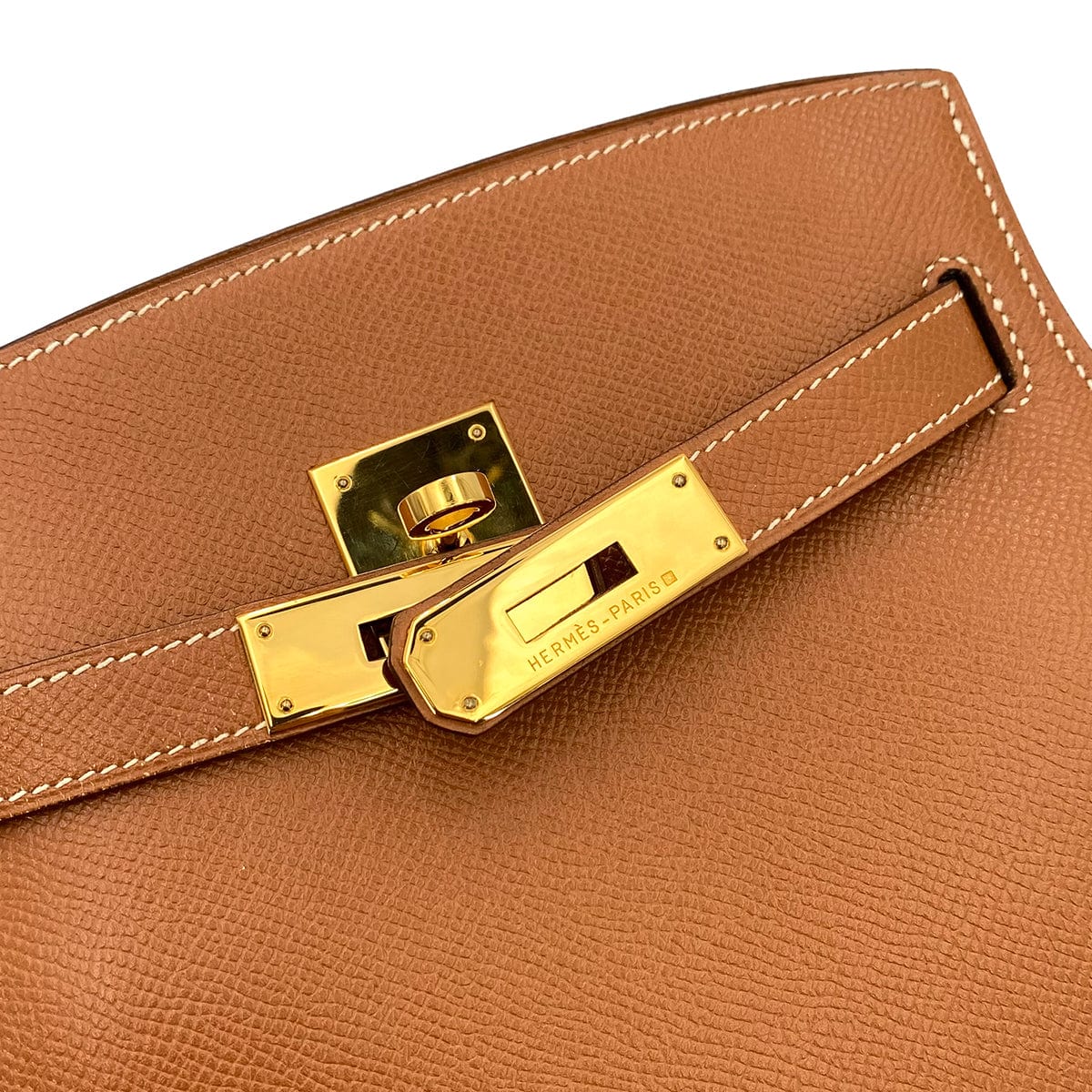 Hermès HERMES KELLY SPORTS GOLD COUCHEVEL SHOULDER BAG □B 90242658