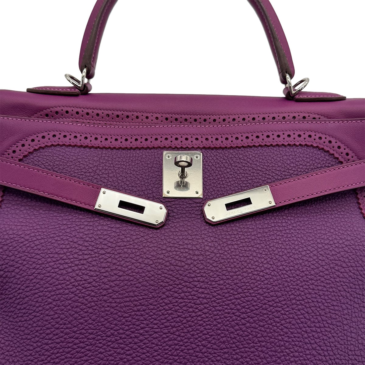 HERMES HERMES KELLY35 GHILLIES RETOURNE ANEMONE TOGO SWIFT HAND SHOULDER BAG 2014 R STAMP PALLADIUM HARDWARE 90325615