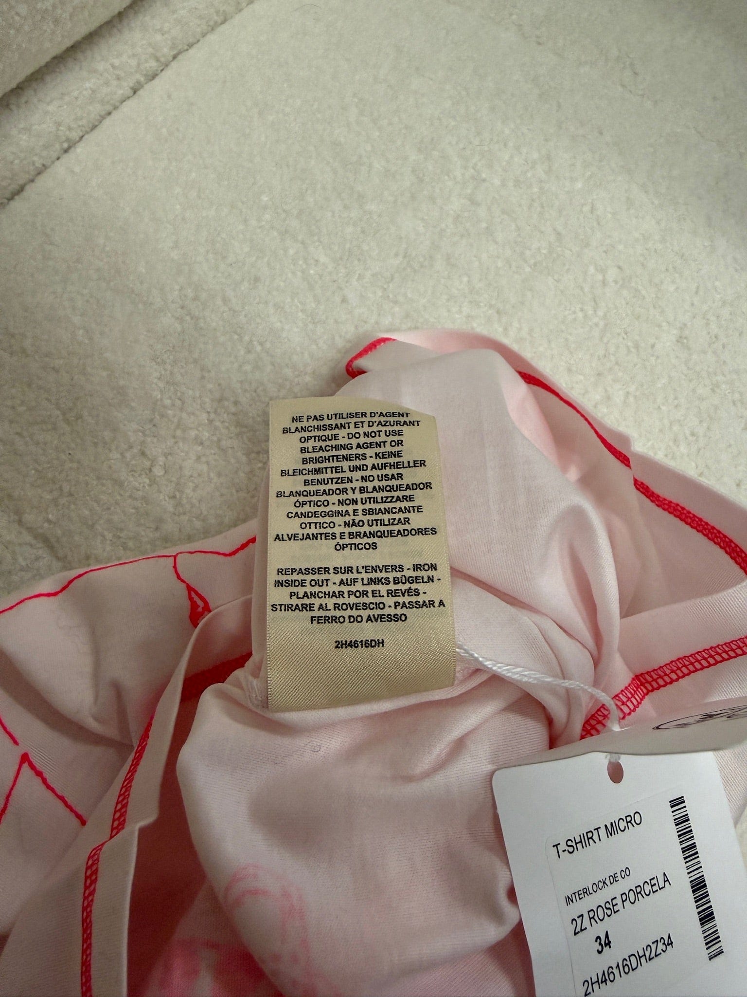 HERMES Hermès Leopard Print T-Shirt - Rose Porcelain