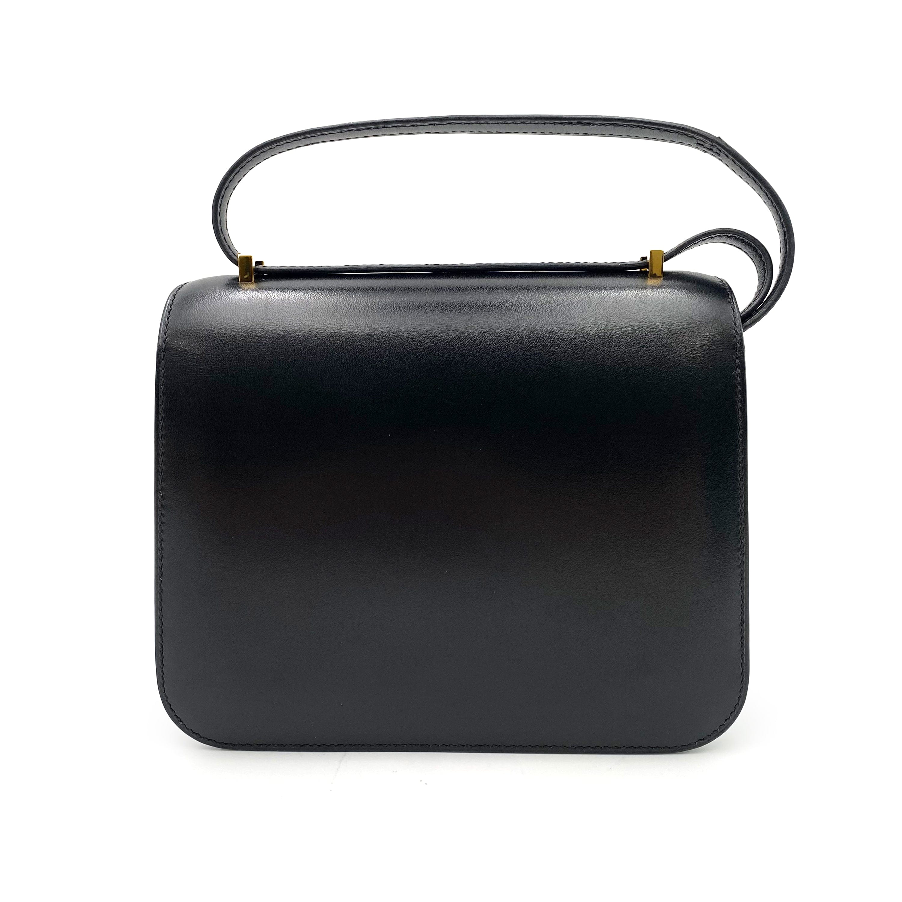 Hermès HERMES MINI CONSTANCE 18 BLACK BOXCALF SHOULDER BAG D 90230883
