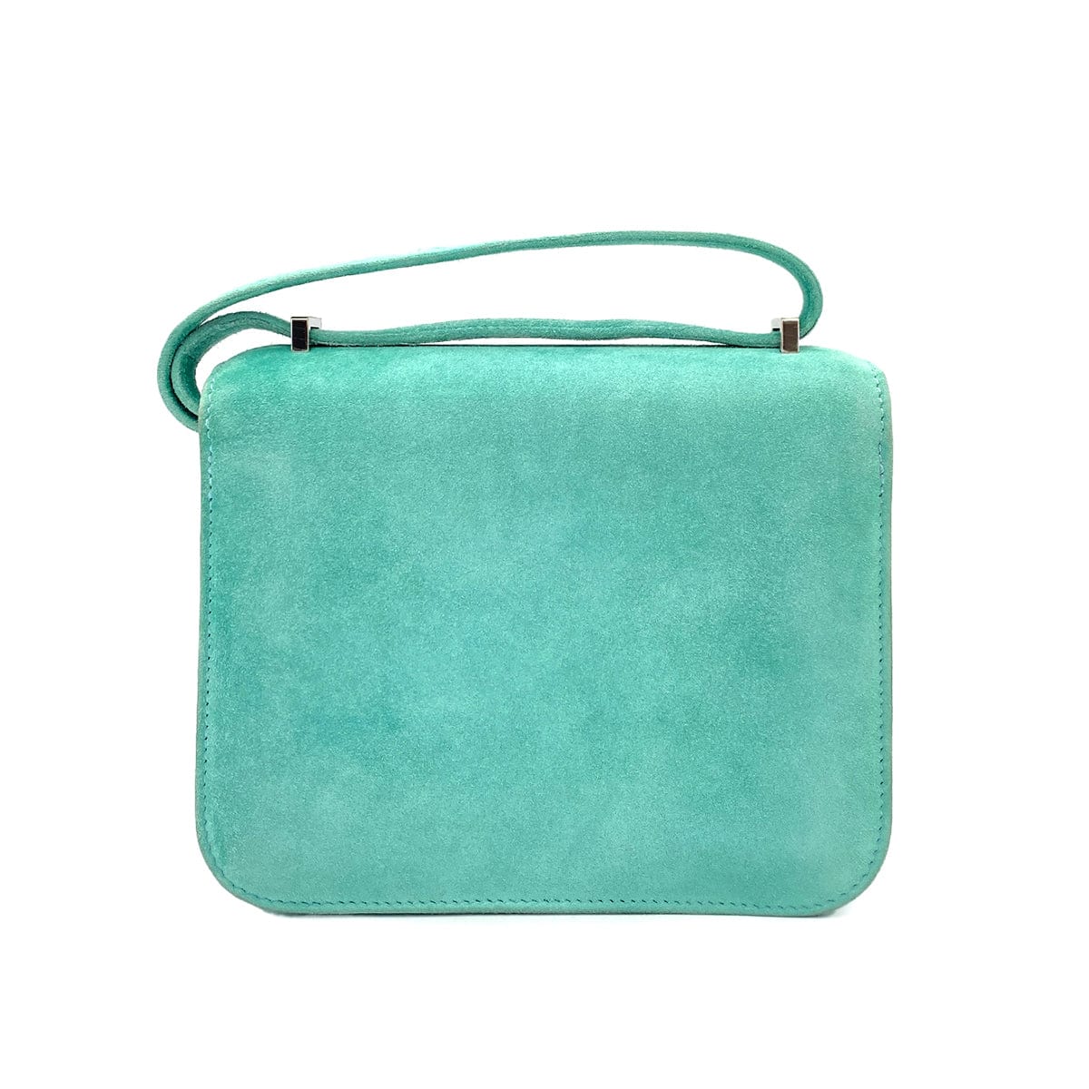 Hermès HERMES MINI CONSTANCE 18 BLEU ATOLL DOBURIS SHOULDER BAG X