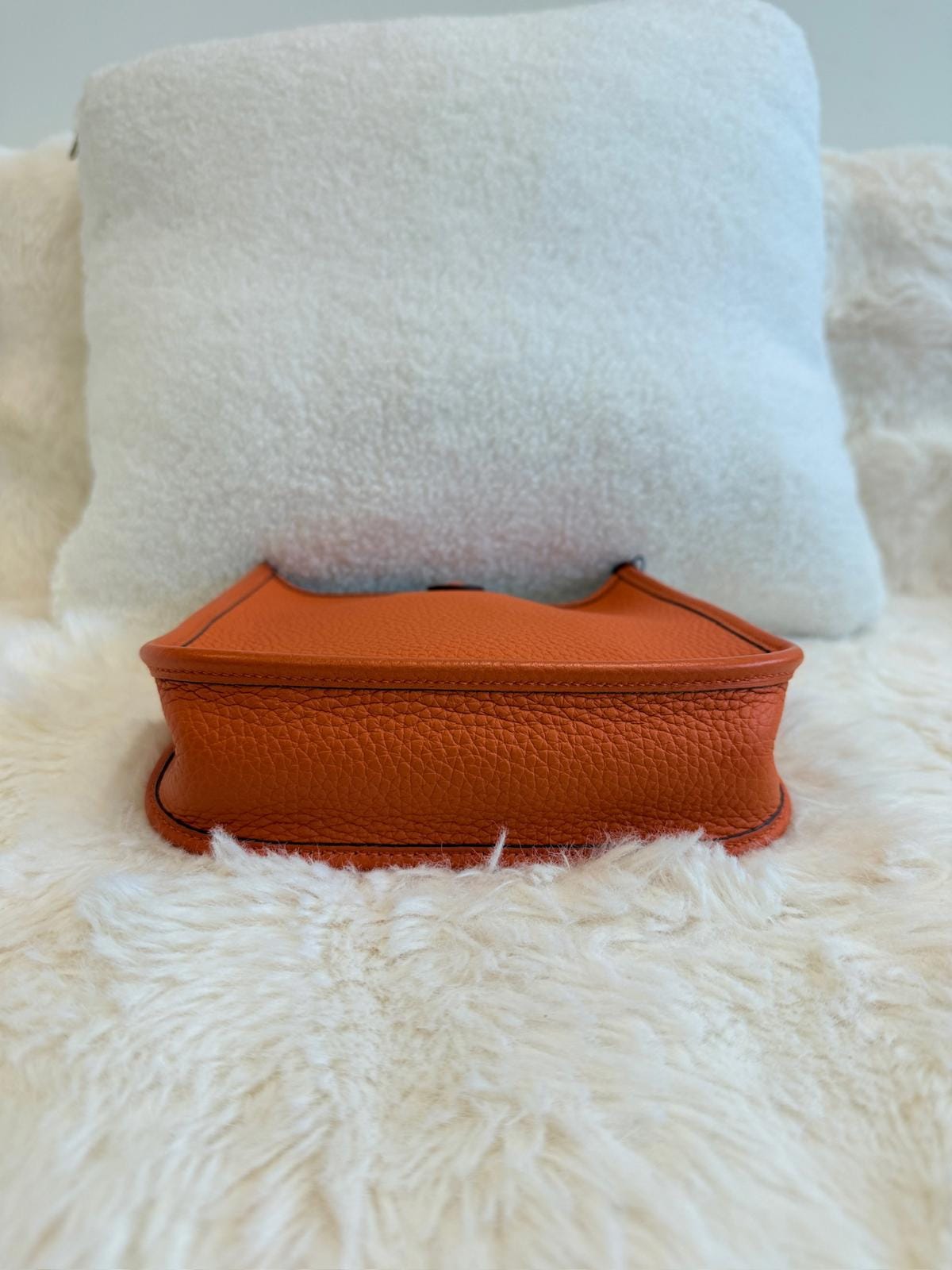 HERMES Hermès Mini Evelyne Orange