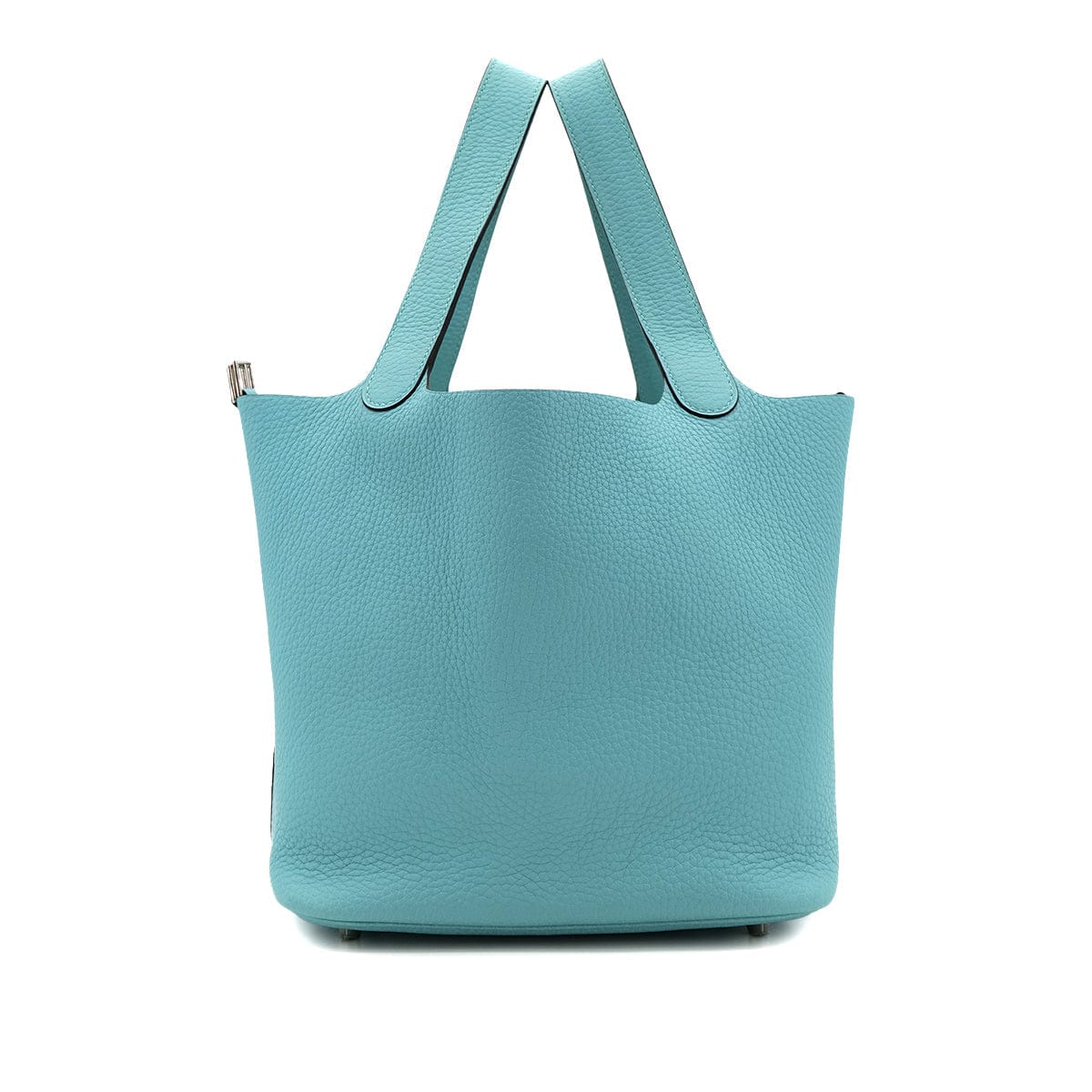 HERMES HERMES PICOTIN LOCK MM BLUE SAINT CYR TAURILLON CLEMENCE HAND BAG X SHW 90301729