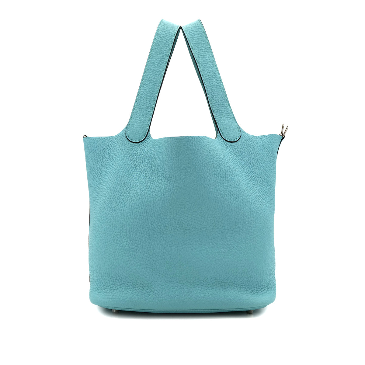 HERMES HERMES PICOTIN LOCK MM BLUE SAINT CYR TAURILLON CLEMENCE HAND BAG X SHW 90301729
