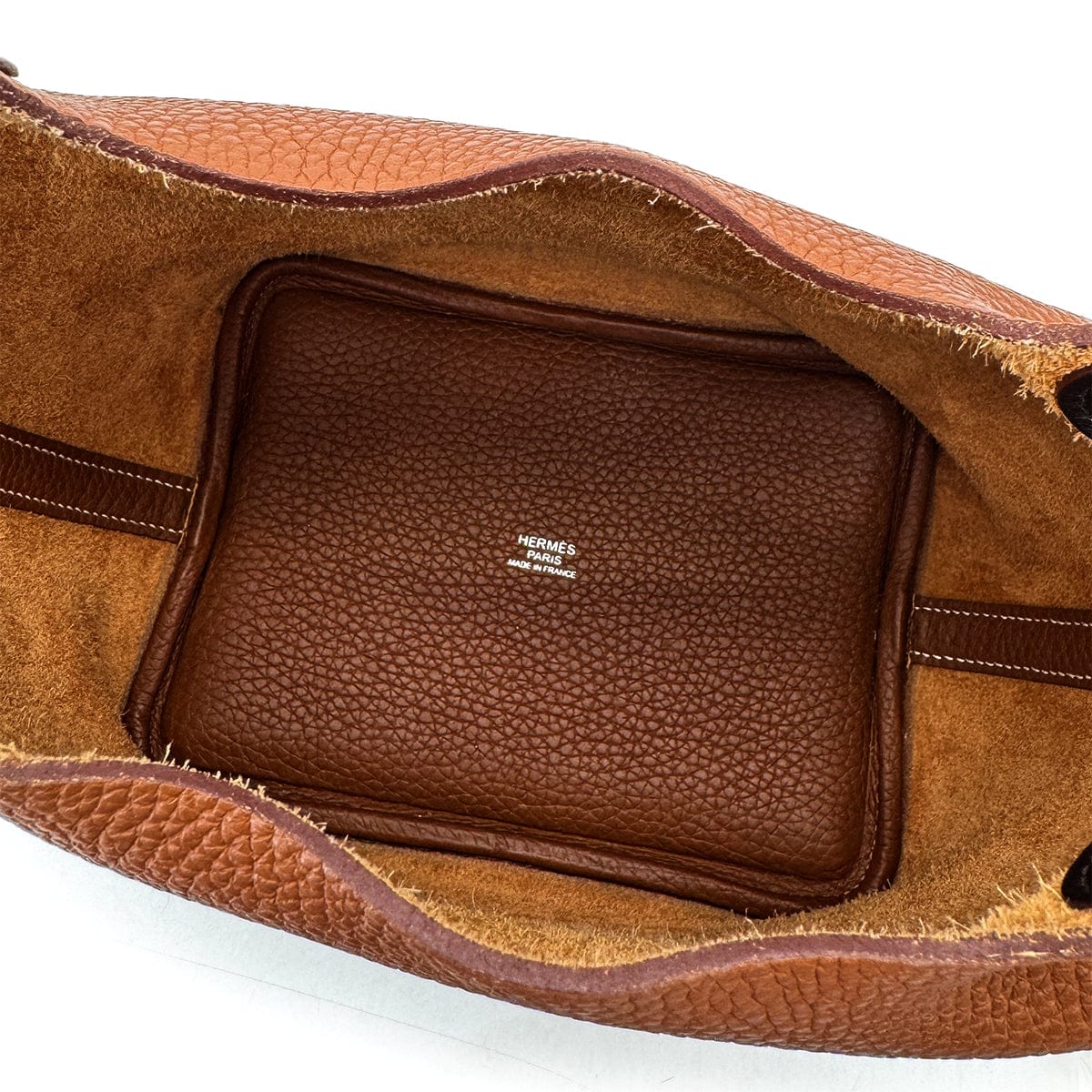 Hermes HERMES PICOTIN LOCK PM ECLAT GOLD EBENE TAURILLON CLEMENCE HAND BAG Z PHW 90306852