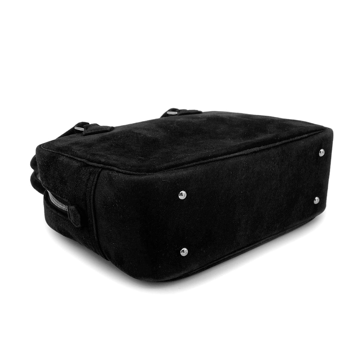 HERMES HERMES PLUME 20 BLACK DEBRIS HAND BAG □H 90299748