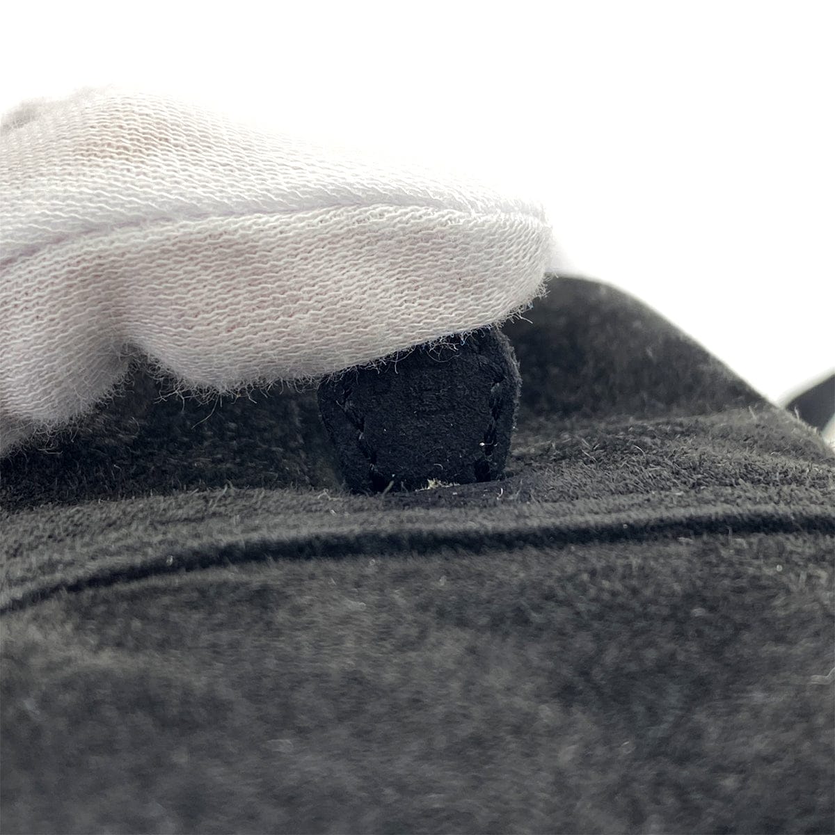 HERMES HERMES PLUME 20 BLACK DEBRIS HAND BAG □H 90299748