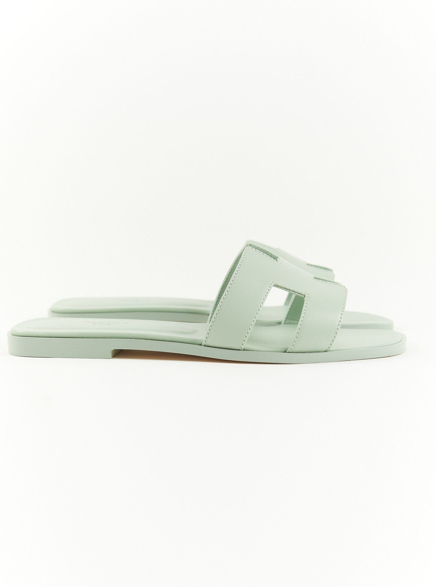 Hermès HERMÈS ORAN SANDAL Vert D'eau - Size 39