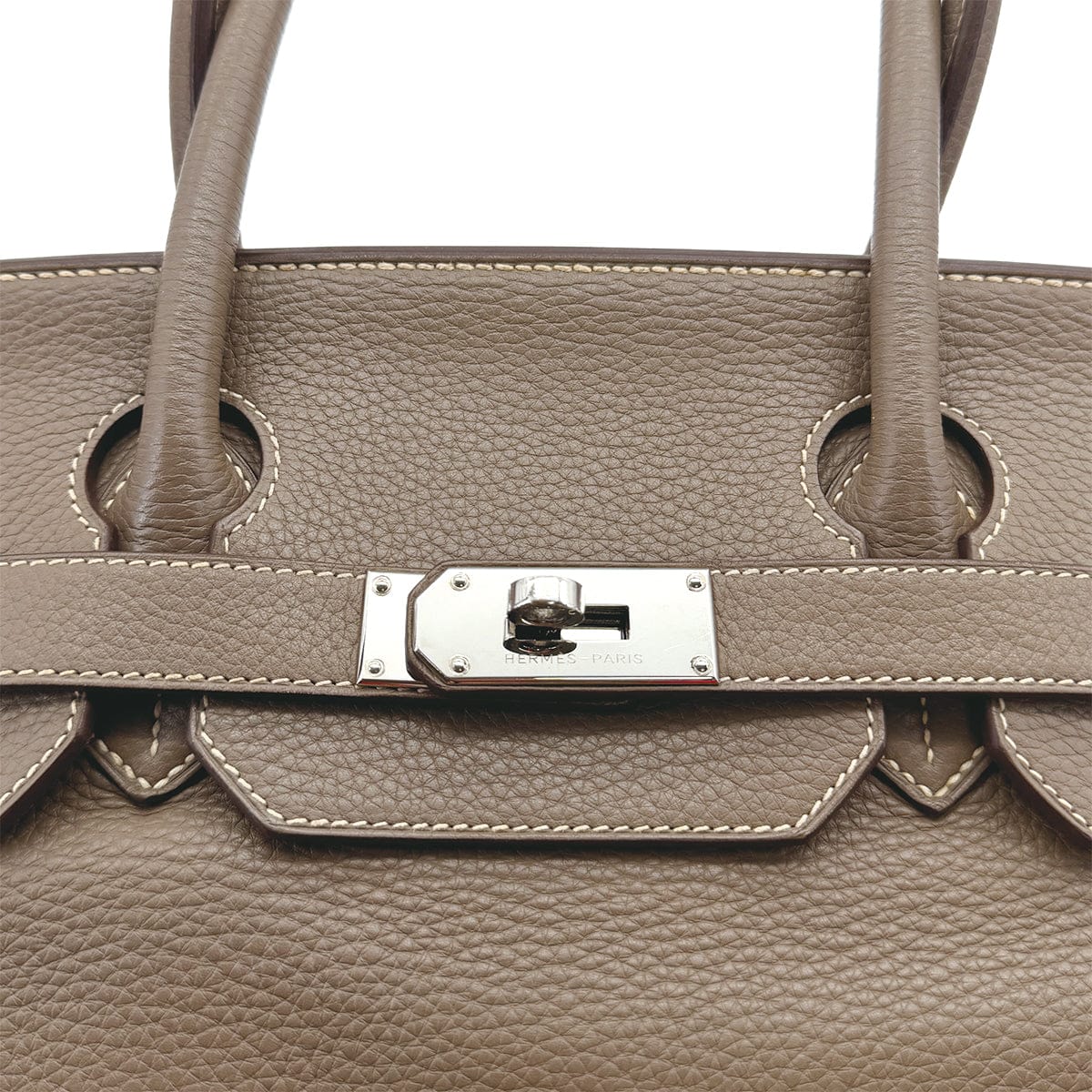 HERMES HERMES SHOULDER BIRKIN 42 ETOUPE TOGO HAND BAG □M PALLADIUM HARDWARE 90310330