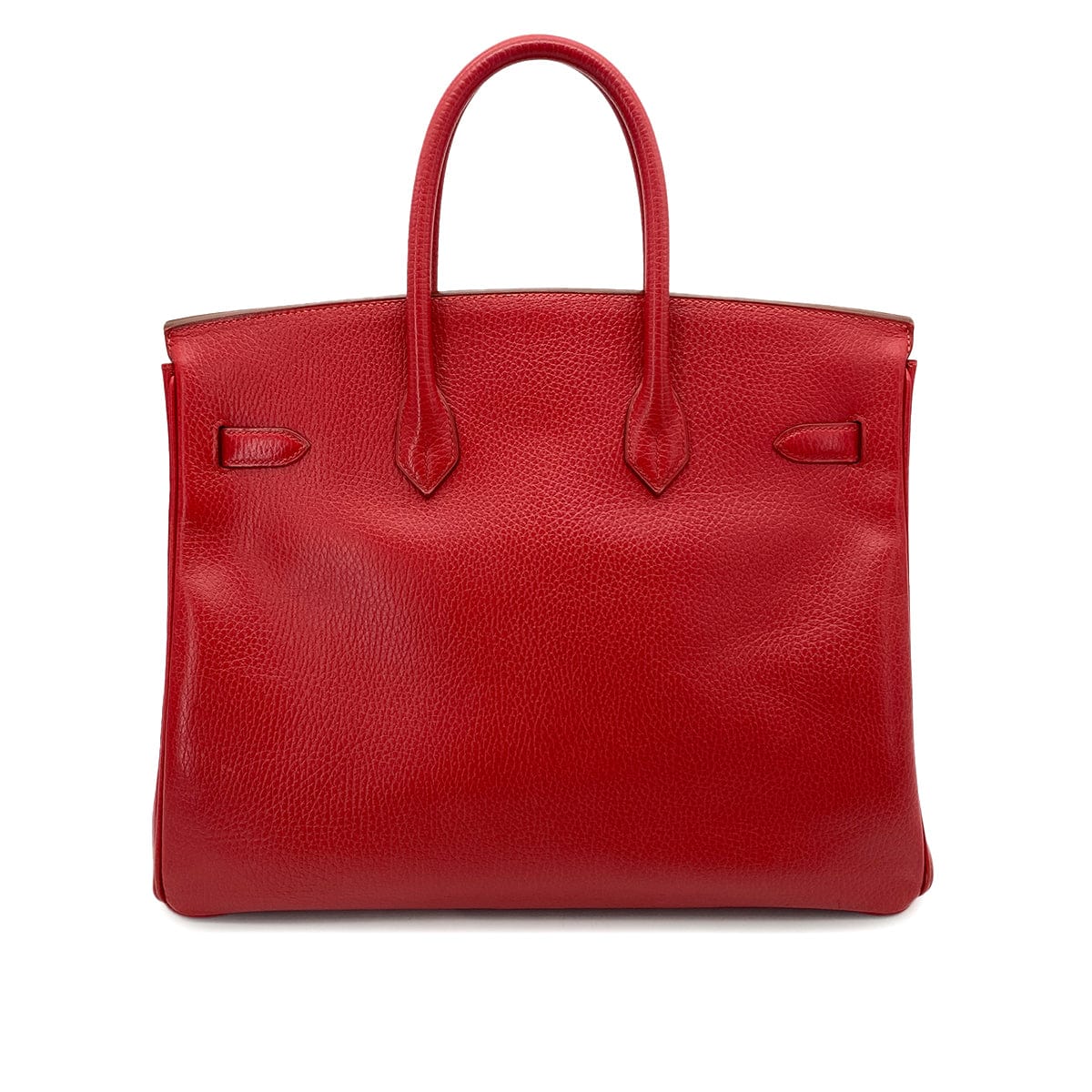 Hermès HERMES VINTAGE BIRKIN 35 ROUGE VIF ARDENNES GHW #X 90251080