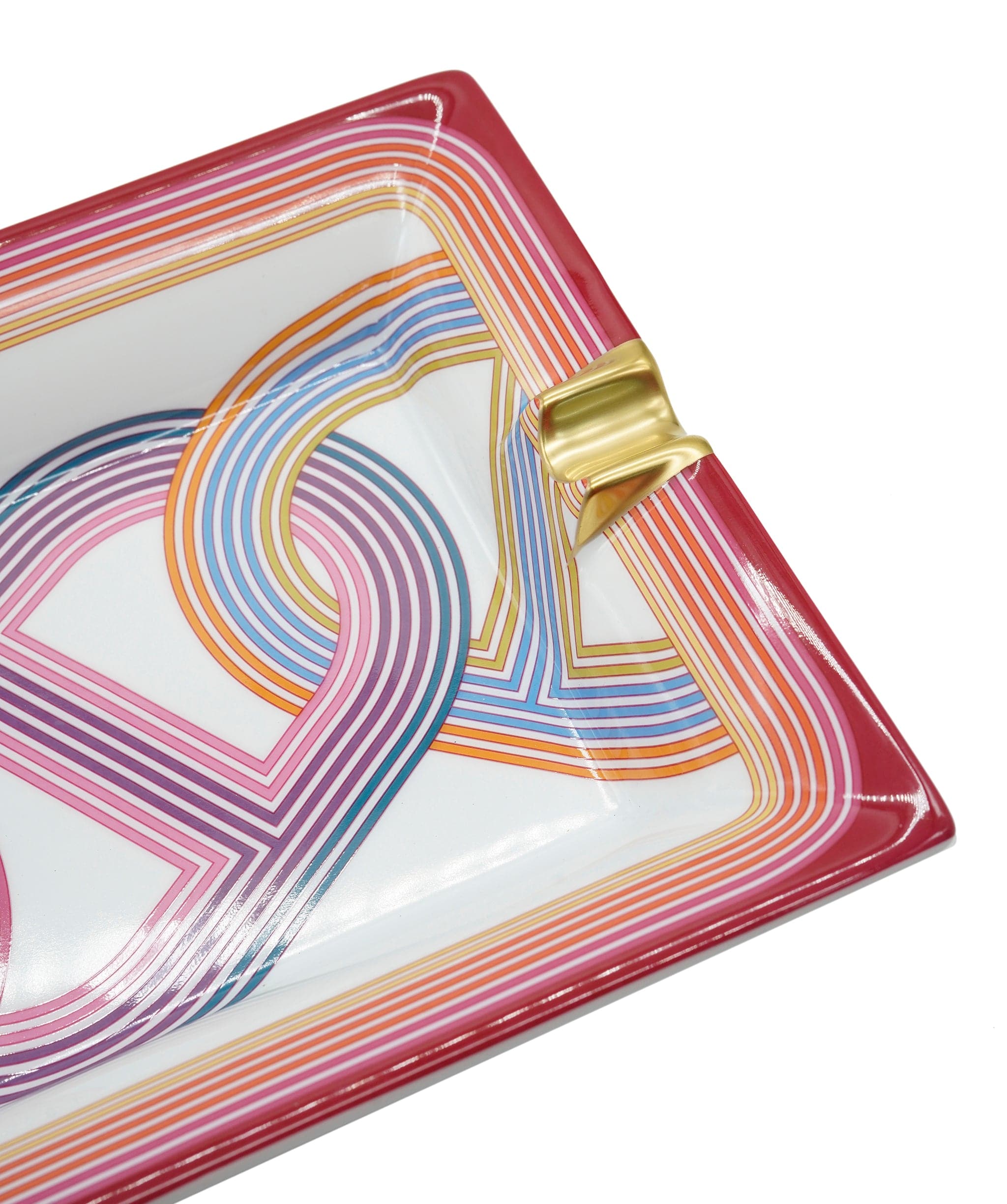 Hermès Hermès 24 Faubourg Rose Ashtray 01ASH798 DBXM0059
