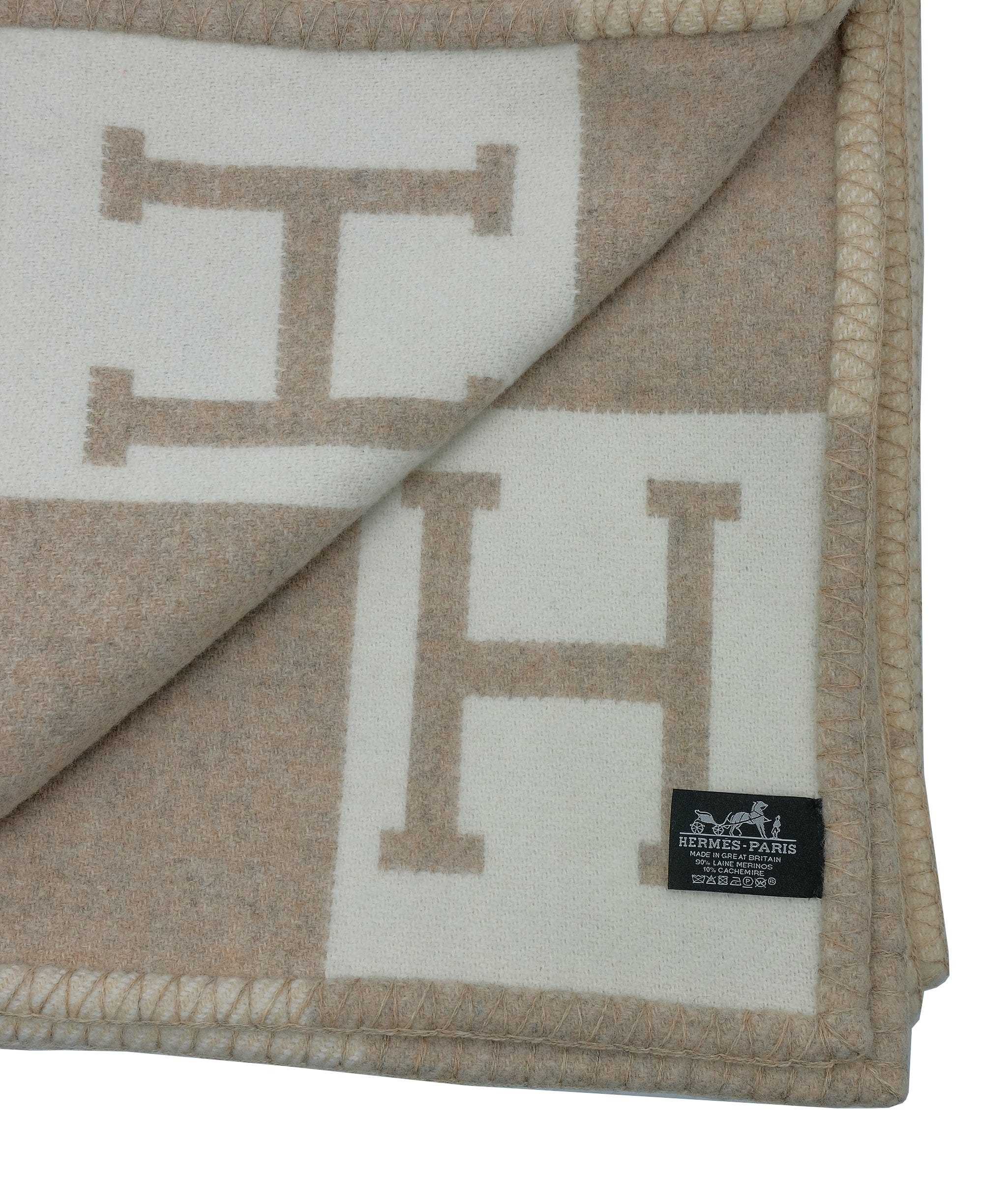 Hermès Hermes Avalon Blanket beige/GreyRJC3145