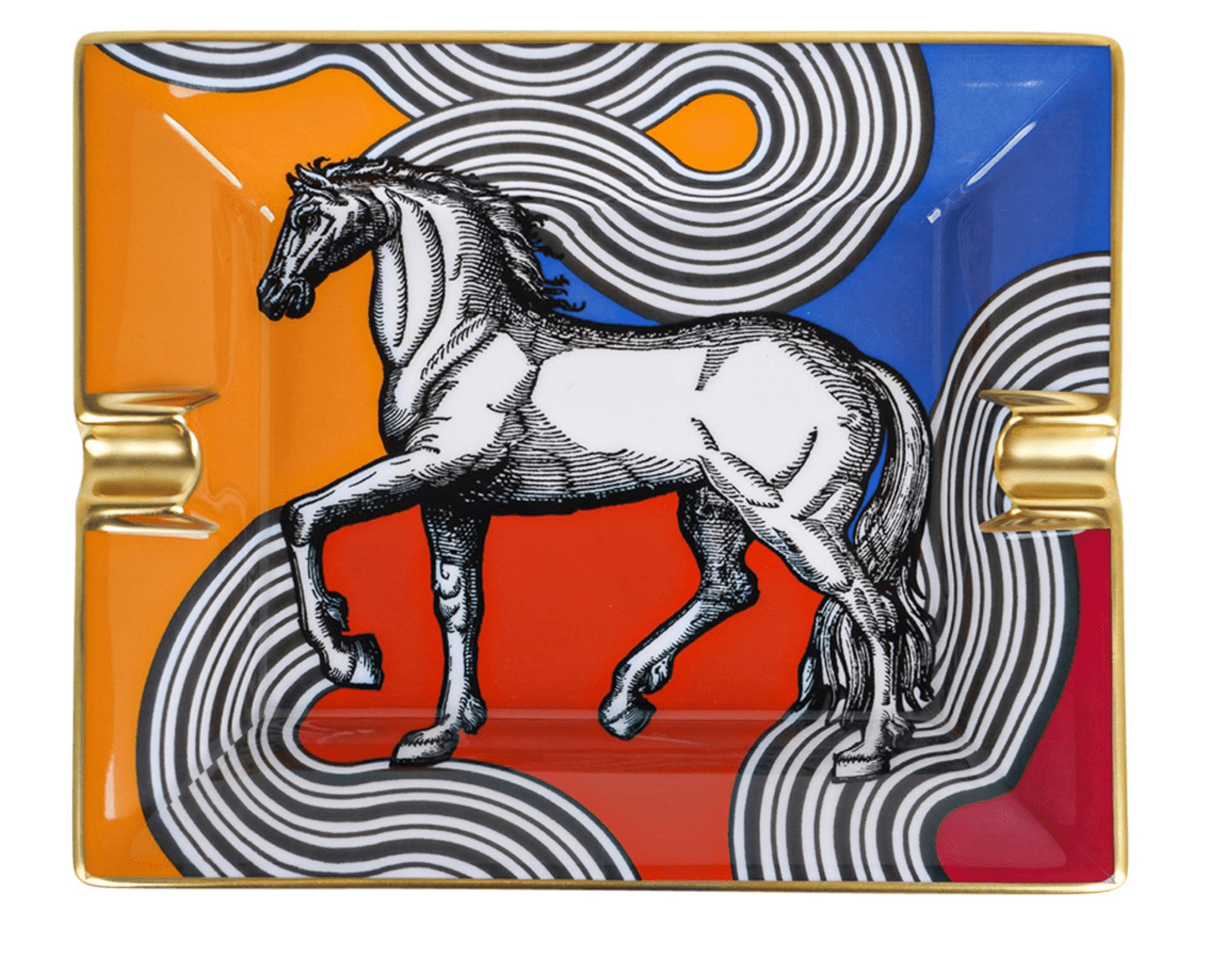 Hermès Cheval Cosmique Ashtray 01ASH791 DBXM0067