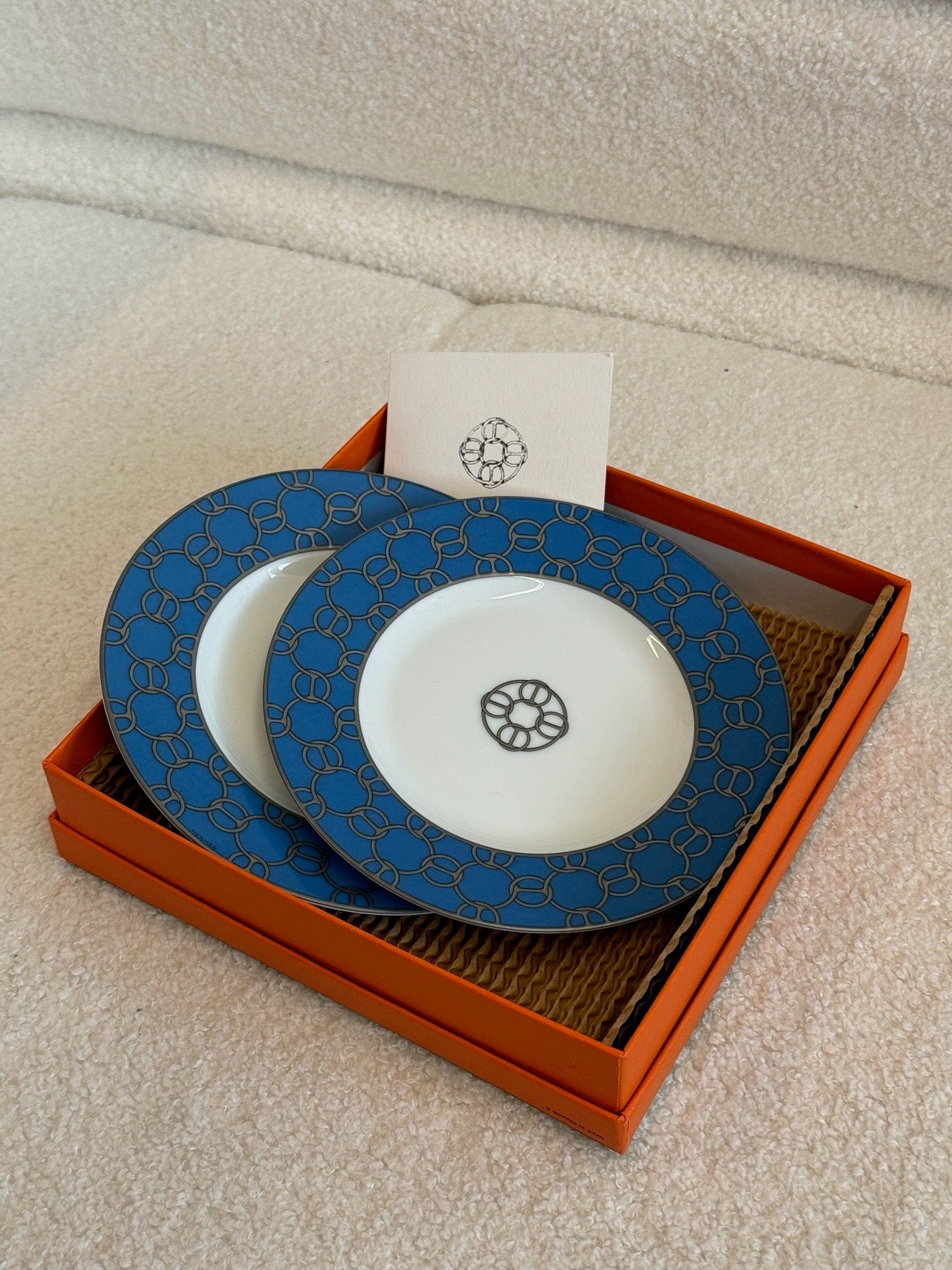 Hermès Hermès Dessert Plate Set 2 Pieces