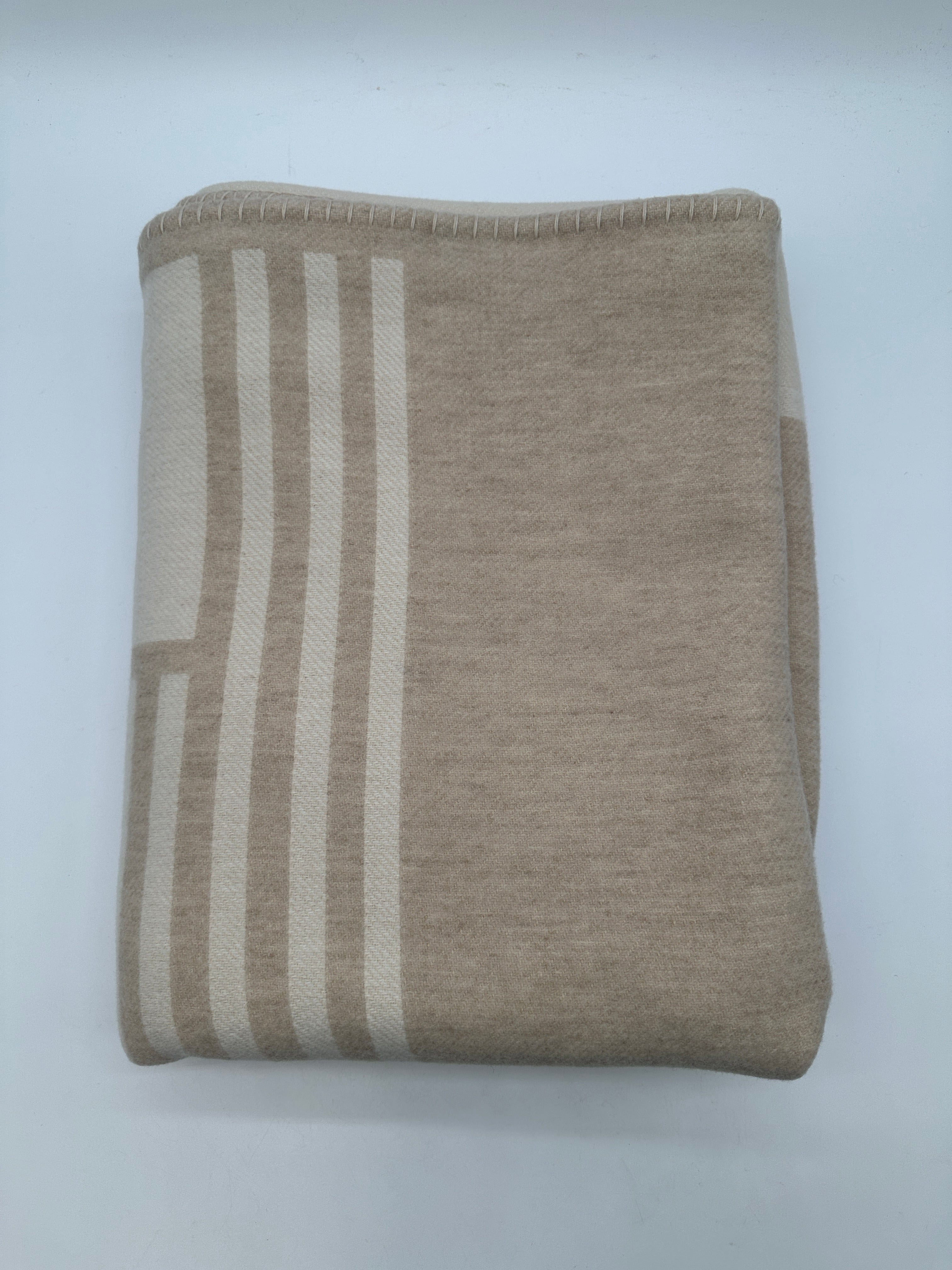 Hermès Hermès Ithaque blanket Sable PCA983