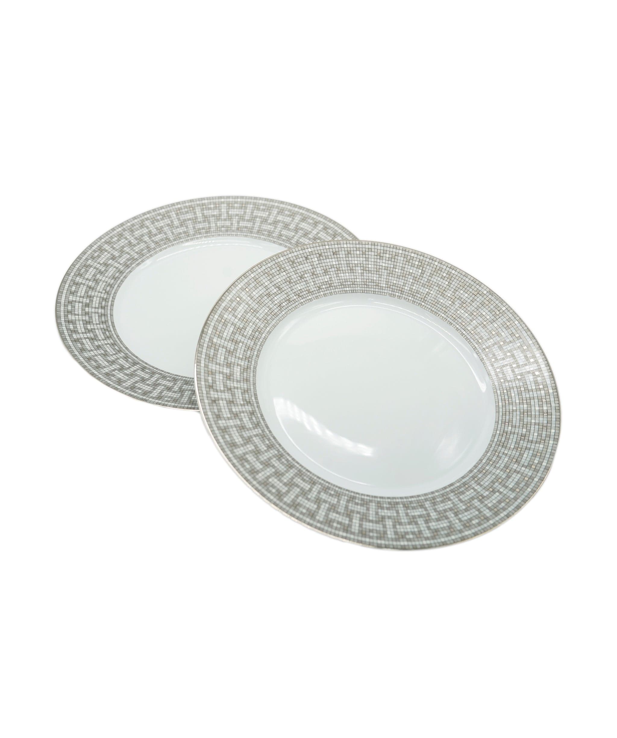 Hermès Hermes Mosaique au 24 Platinum - Dinner Plates 27.5cm SKL1590