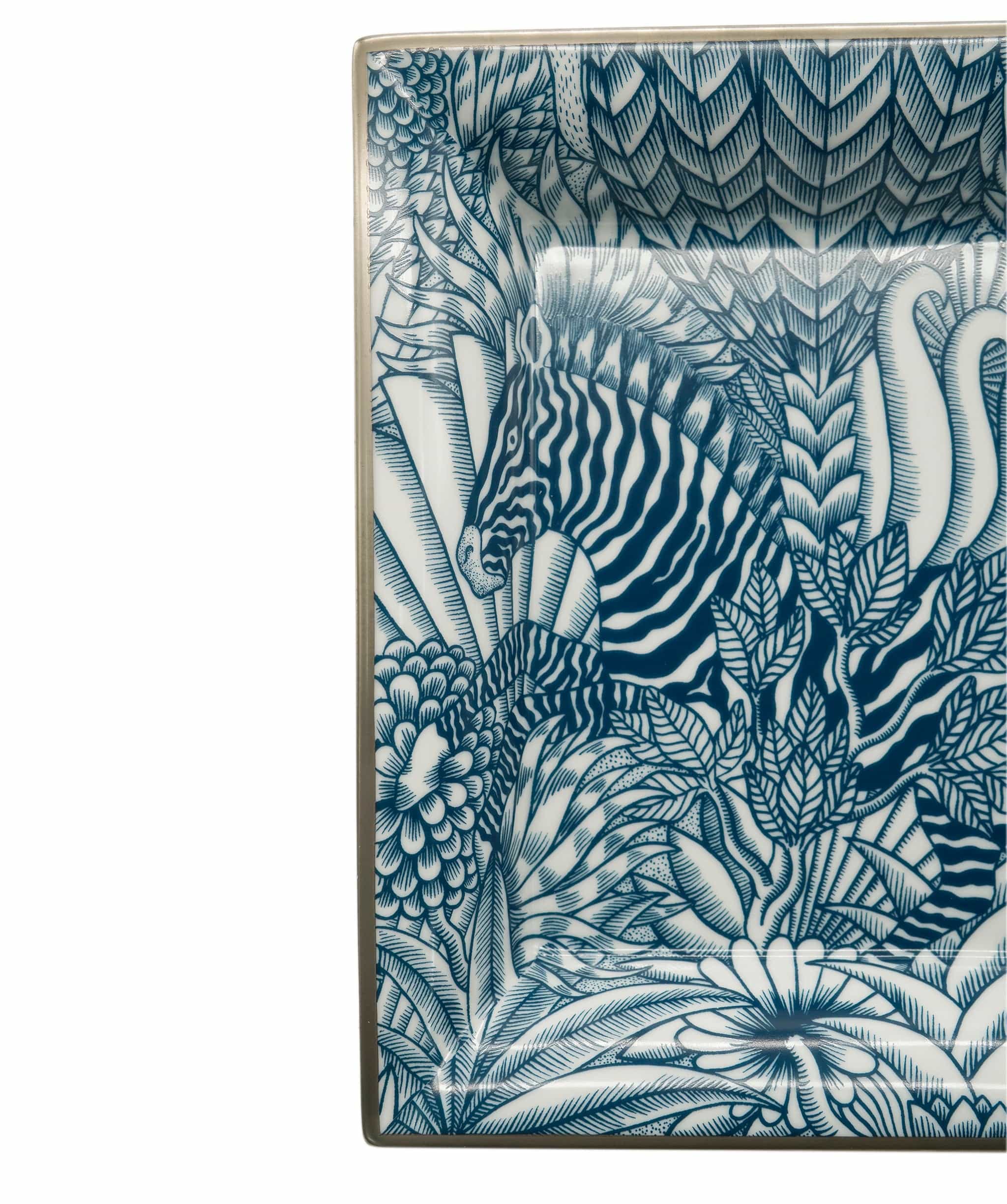 Hermès Hermes Mountain Zebra Ashtray DBXS4232