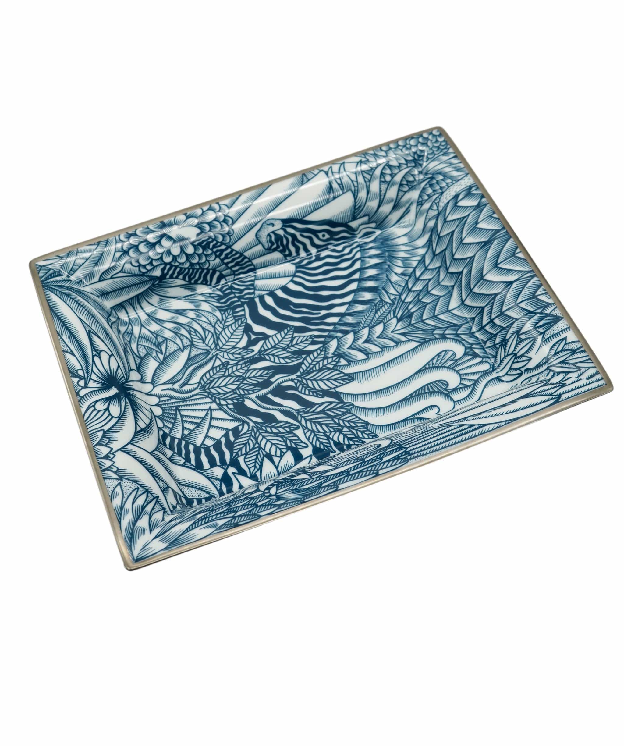 Hermès Hermes Mountain Zebra Ashtray DBXS4232