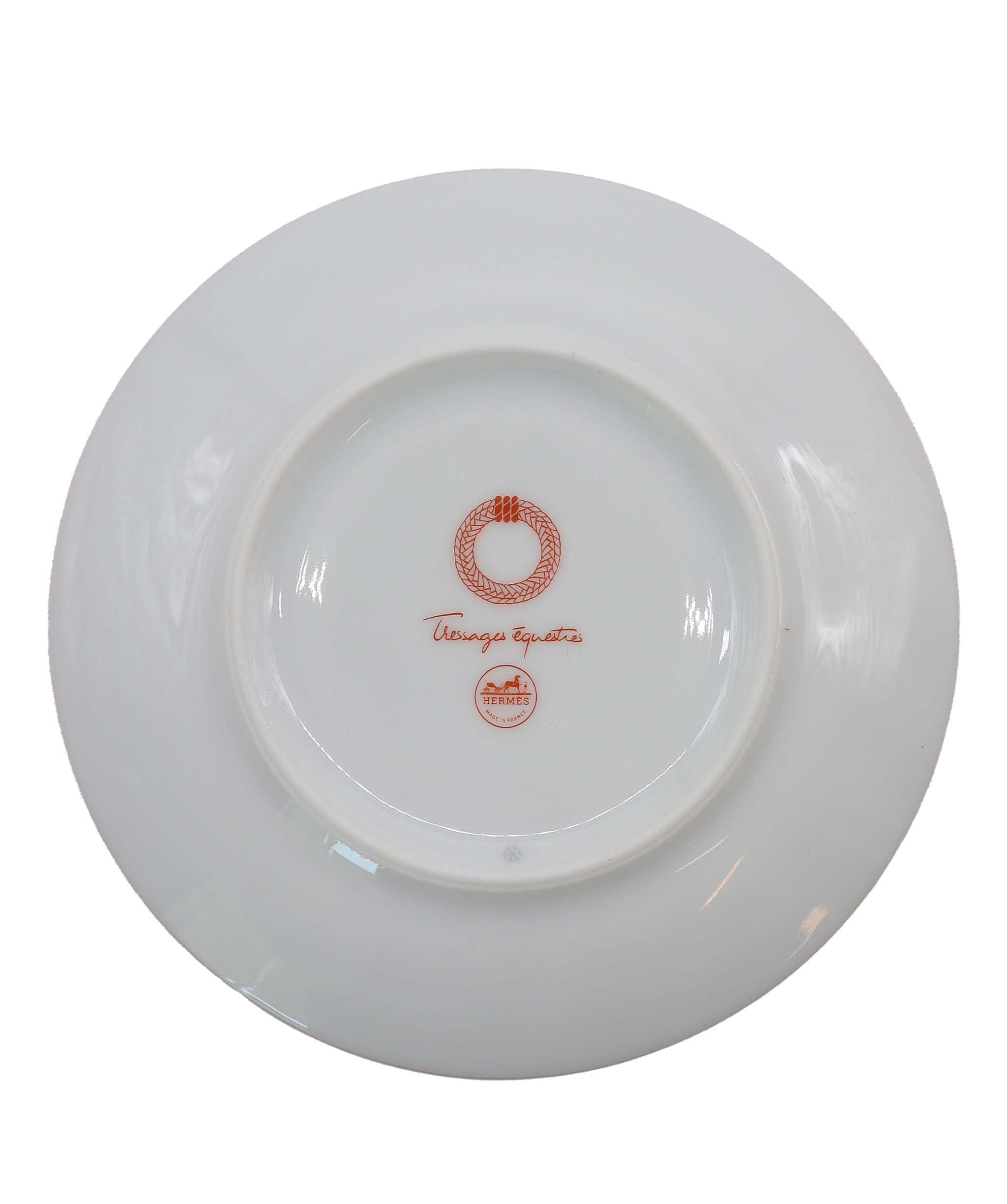 Hermès Hermes Tressages Equestres - Bread & Butter Plates 14cm DXBA0106