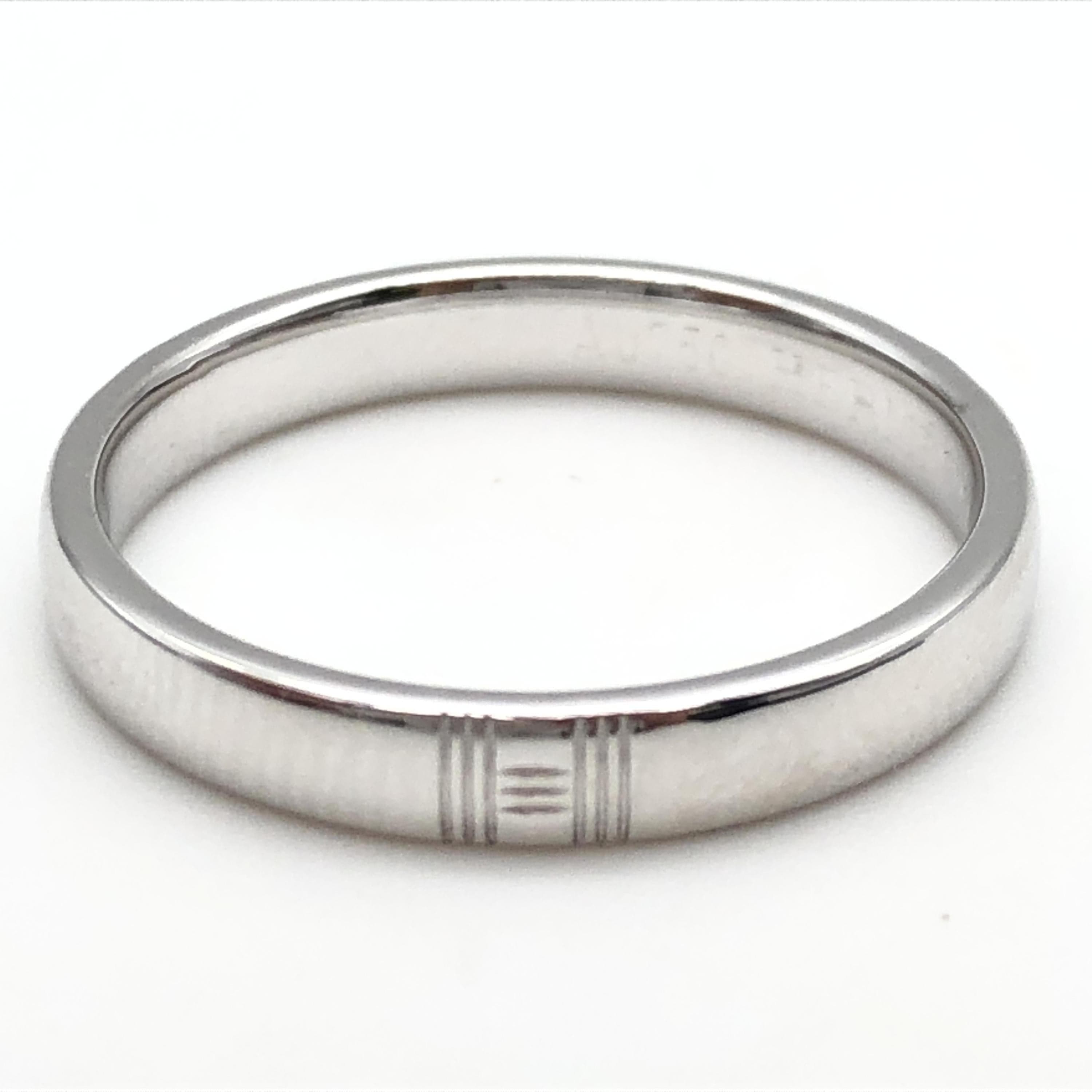 Hermès Hermès Alliance Kelly Ring, WG750, 3.5g, US Size 6.5 C333574