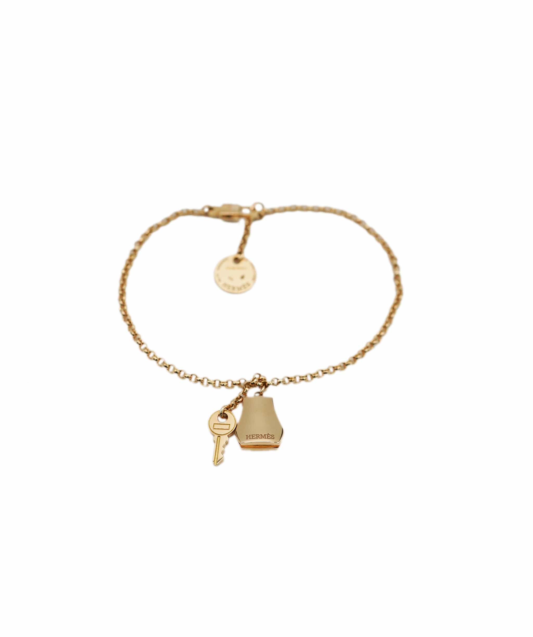 Hermès Hermes Clochette rose gold necklace - AJC0835