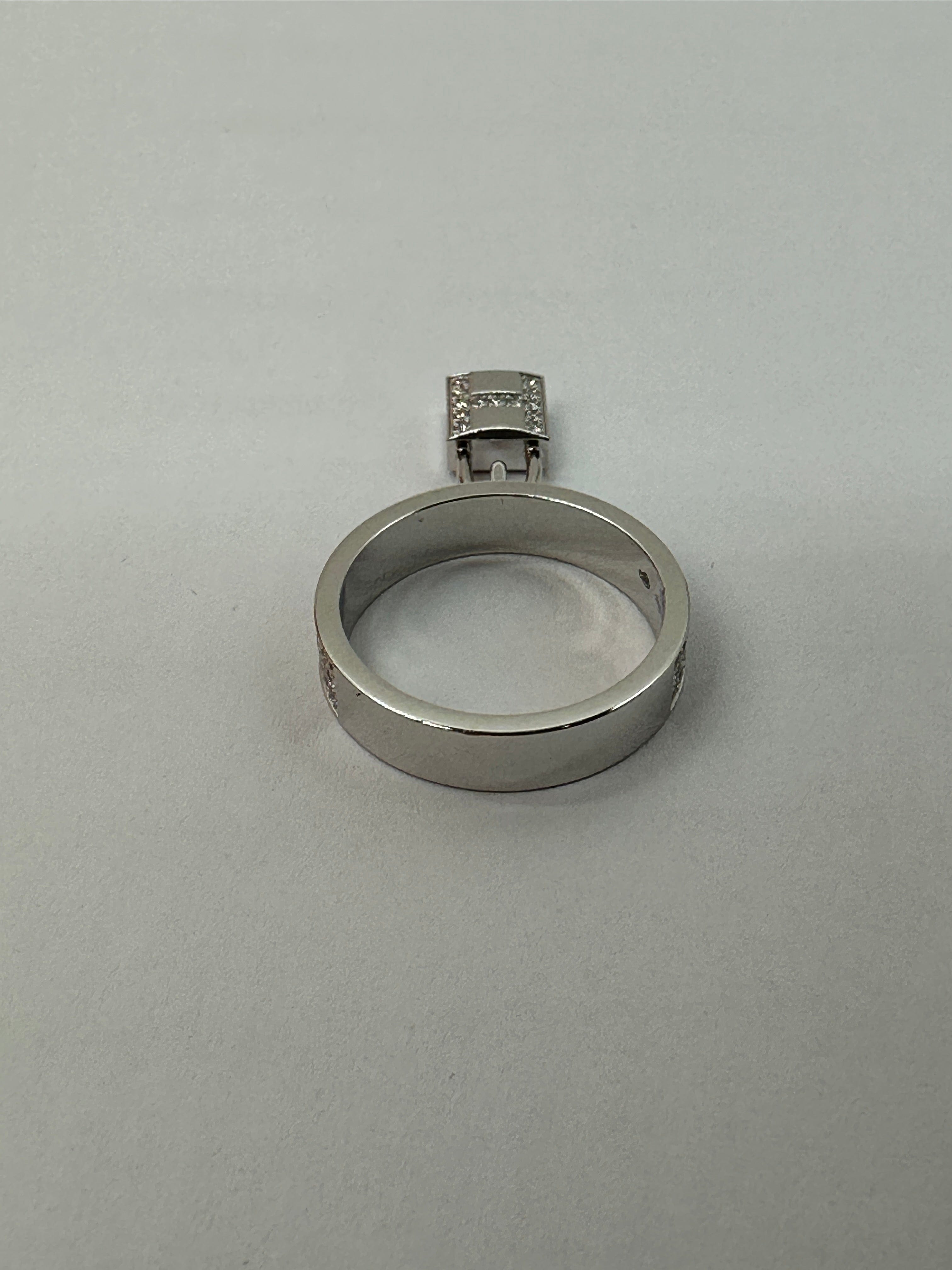 Hermès Hermès Kelly Cadenas ring, medium model 114D 0.63ct Orb-18K PCA884