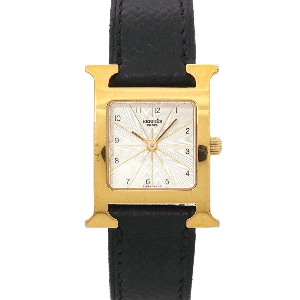 HERMES HERMES H Watch HH1 201 Quartz Silver Dial Ladies Watch 90315466