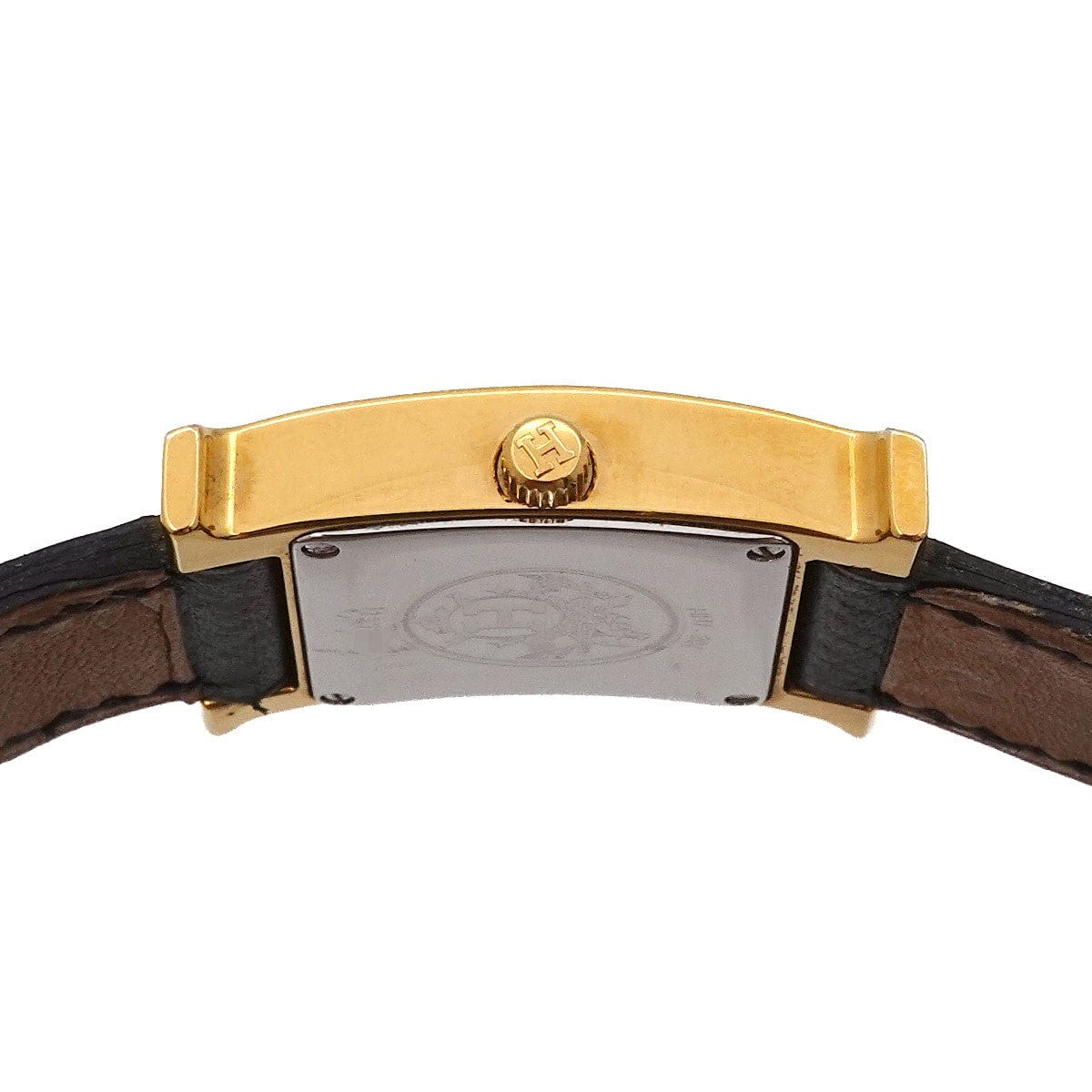 HERMES HERMES H Watch HH1 201 Quartz Silver Dial Ladies Watch 90315466