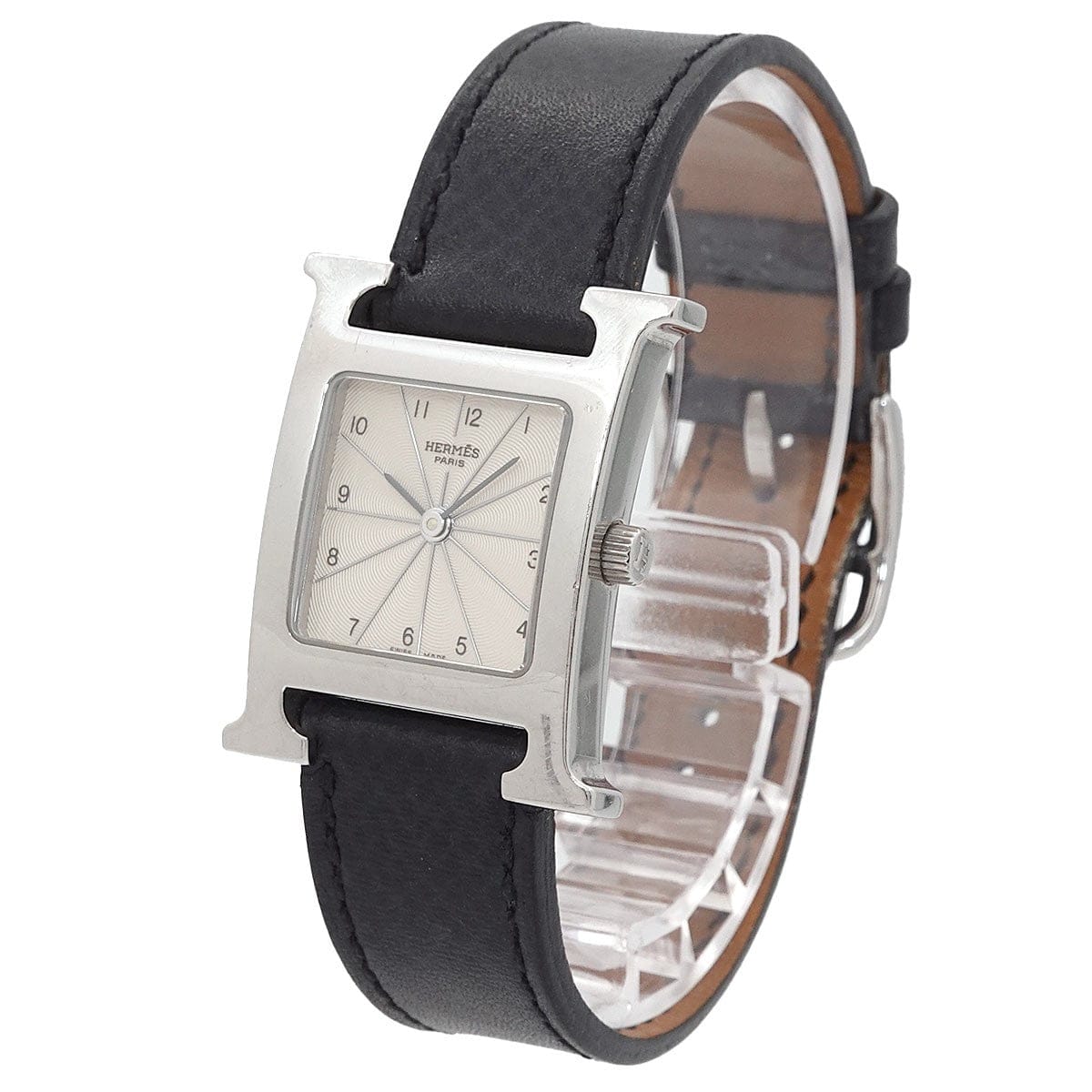 HERMES HERMES H Watch HH1.210 Quartz Silver Dial Ladies Watch 90315902