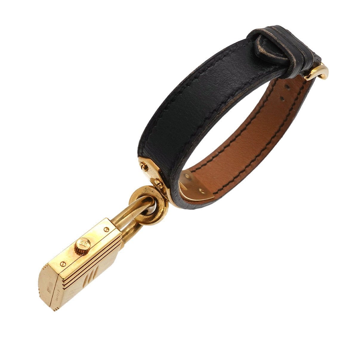 HERMES HERMES Kelly Watches Quartz Gold Dial Vintage Cadena Ladies Watch 90317087