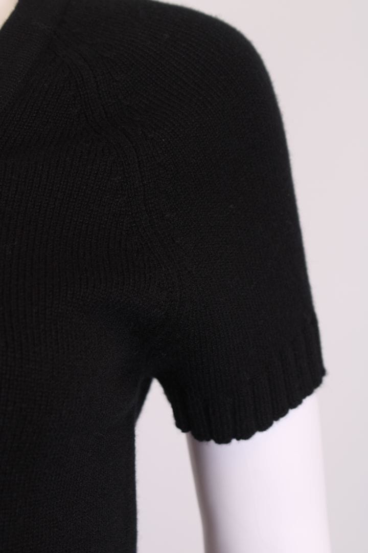 Hermes Hermes S/S Knit Jumper Black 8