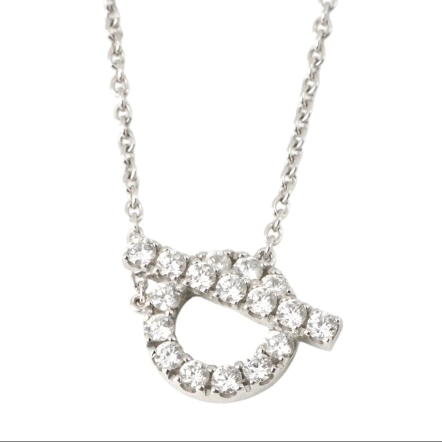 Hermes Hermes Finesse Necklace in White Gold & Diamonds