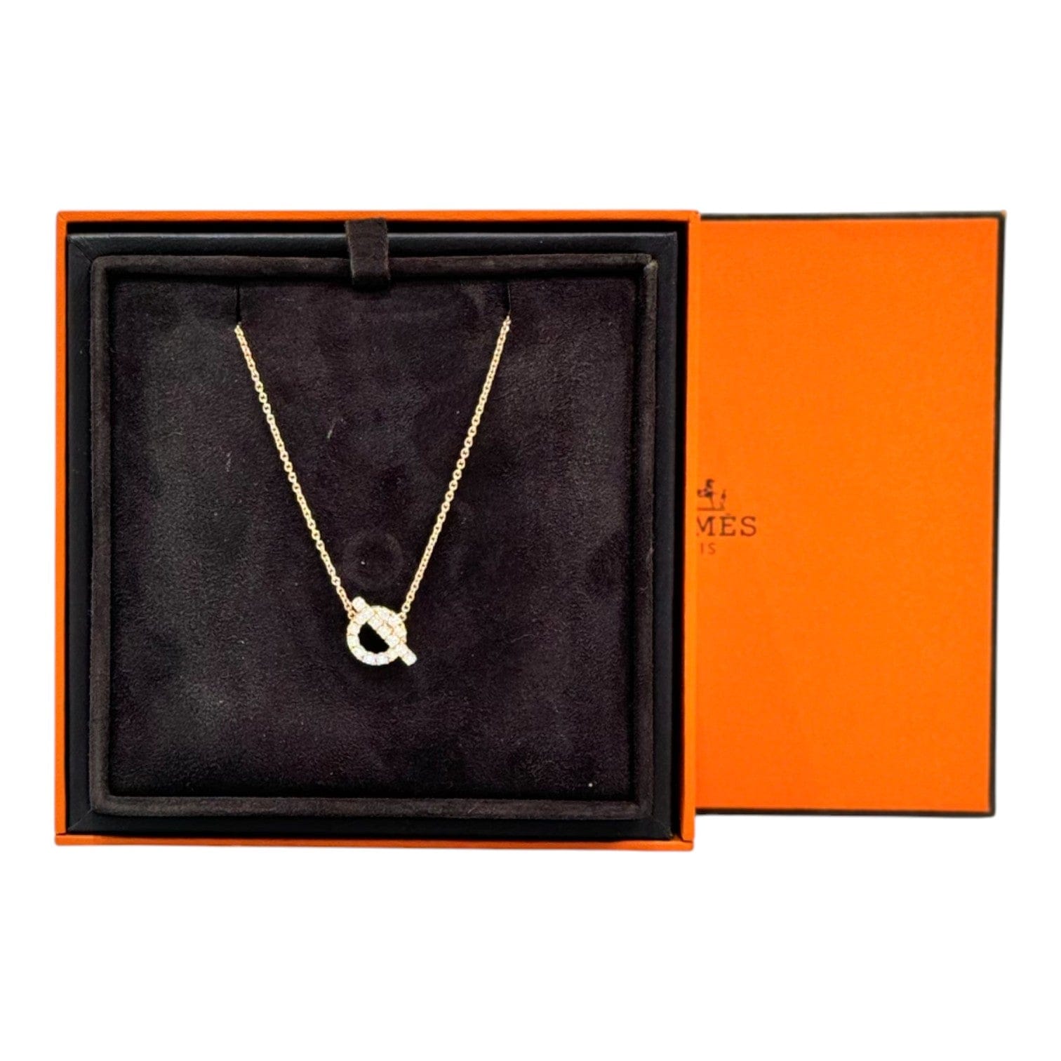 Hermes Hermes Rose Gold Finesse Necklace