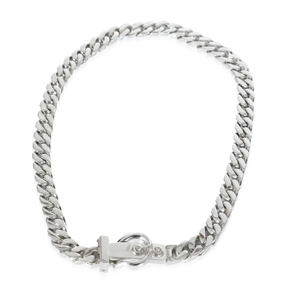 Hermès Hermès Buckle Collar Necklace in Sterling Silver