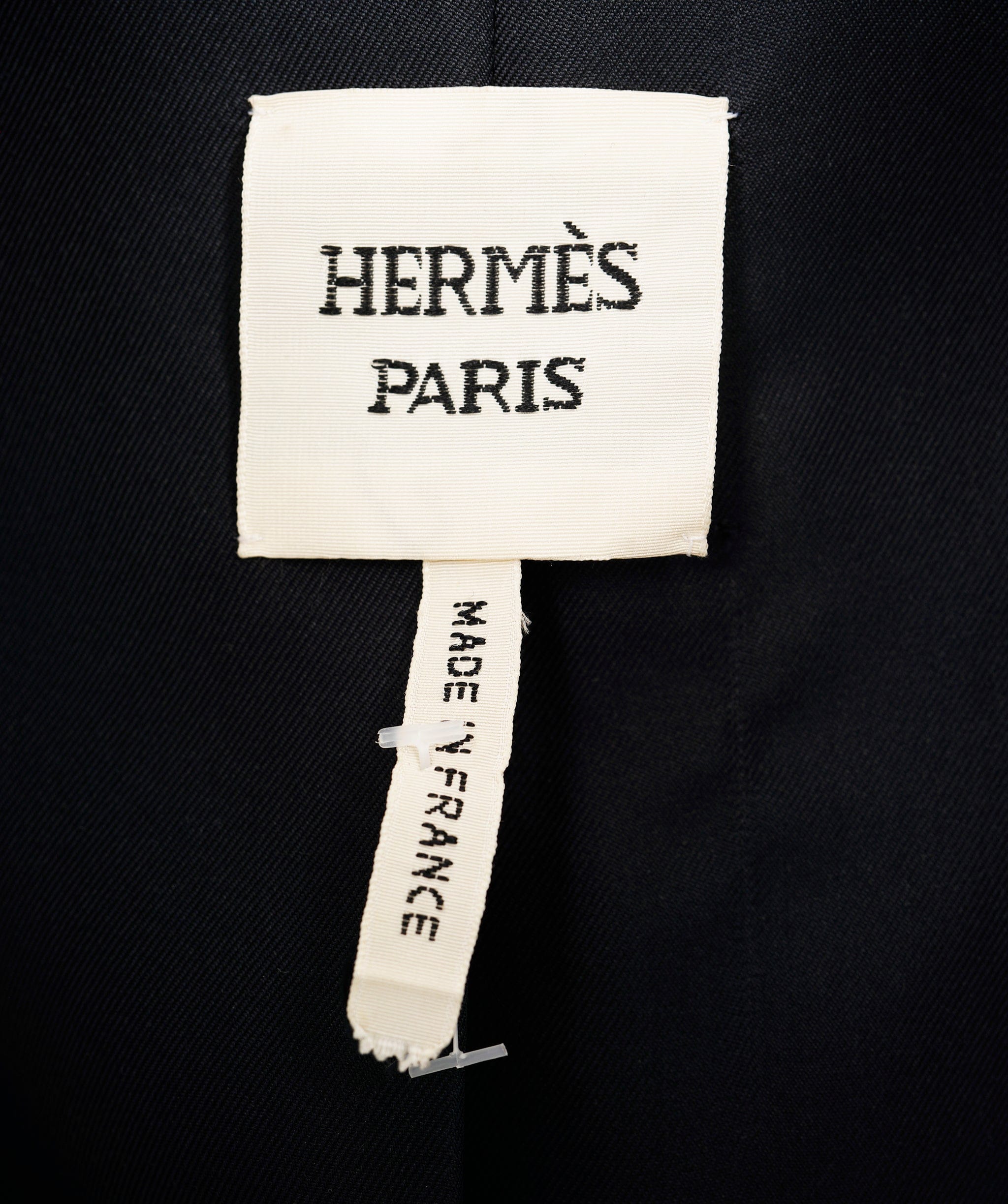 Hermès Hermes Black Leather Blazer Style Jacket 38 DBXL0069