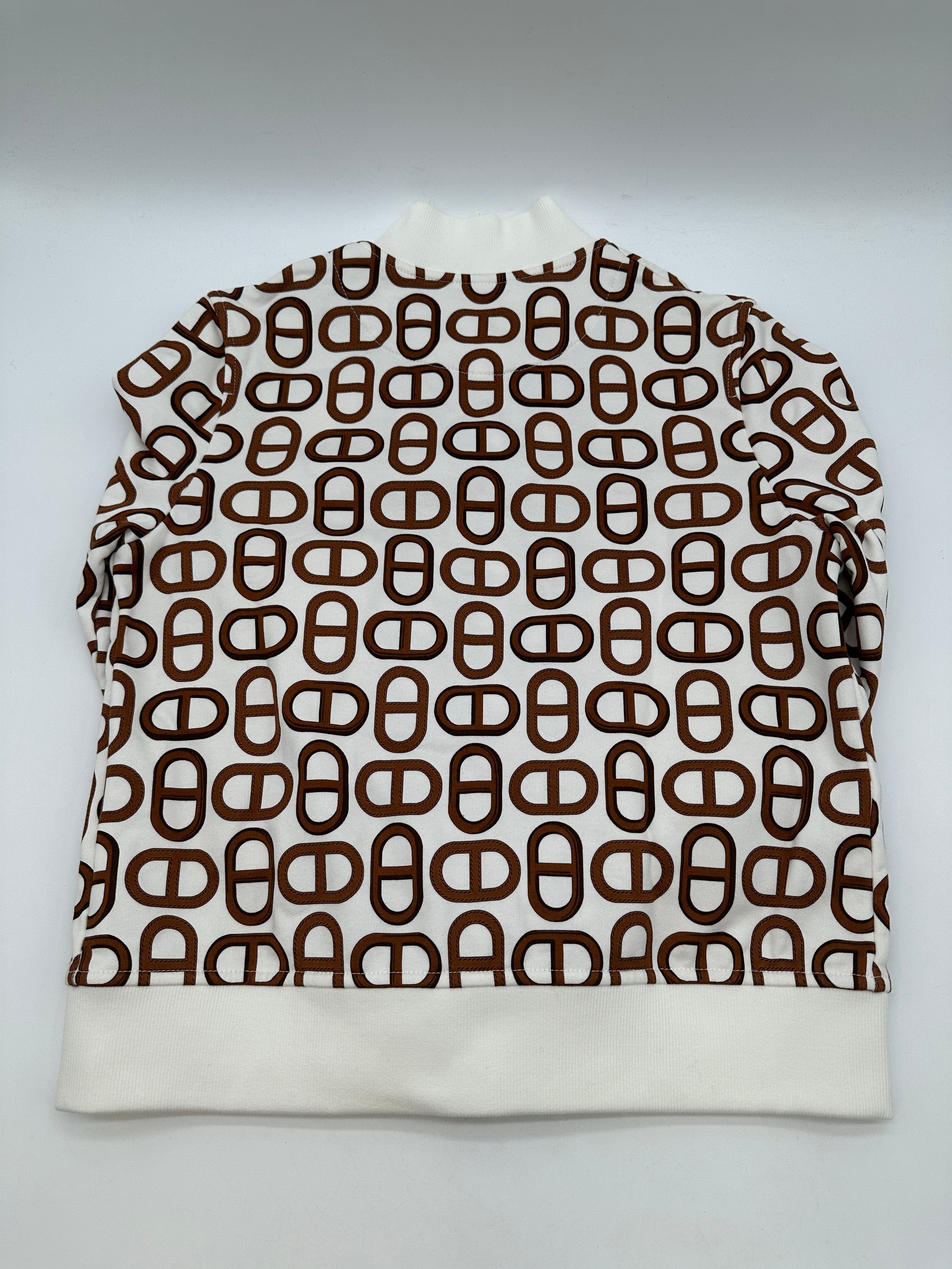 Hermès Hermès "Chaine d'Ancre" varsity jacket, size 36 PCA634