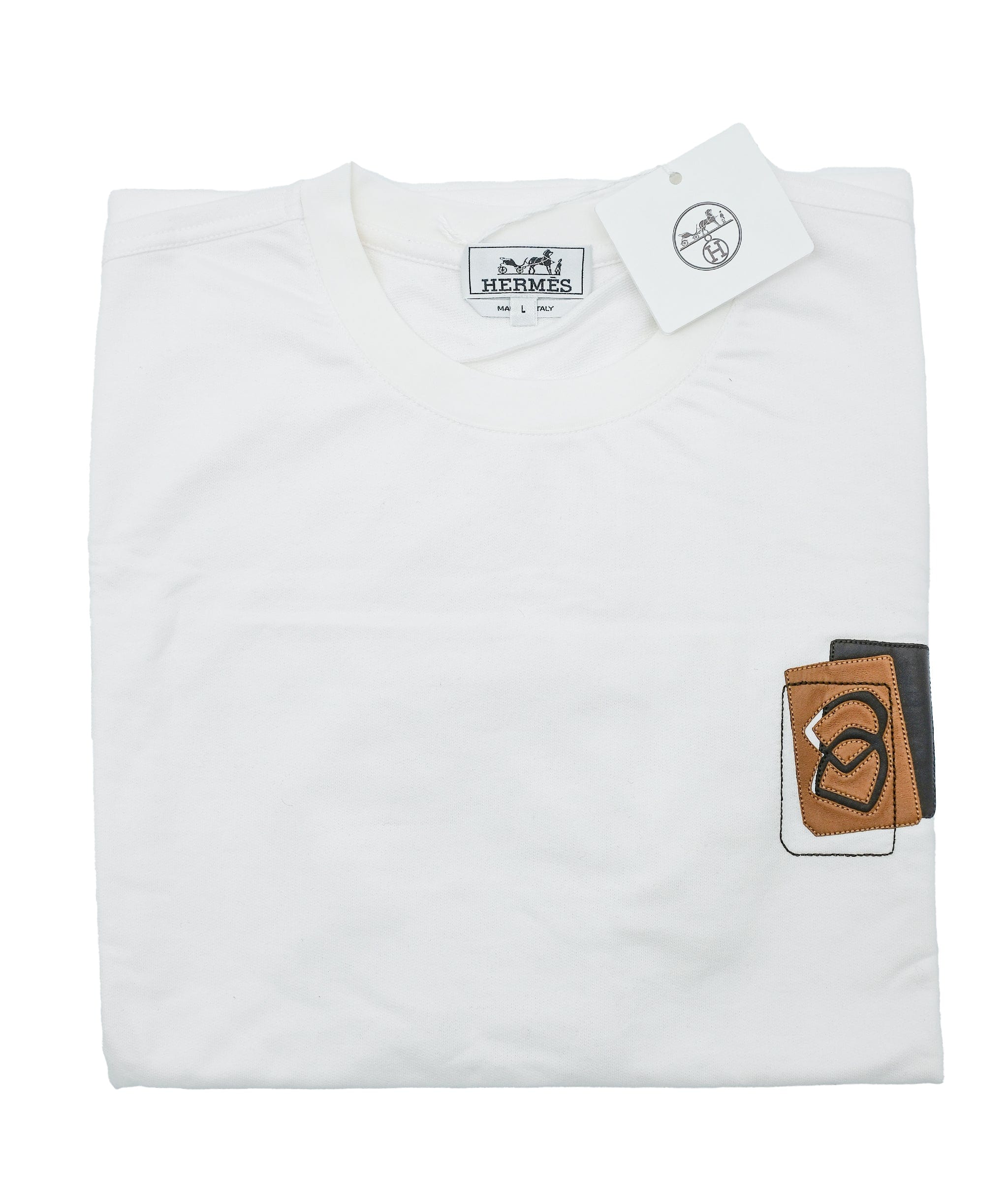 Hermès Hermes T-shirt White Large RJC3151