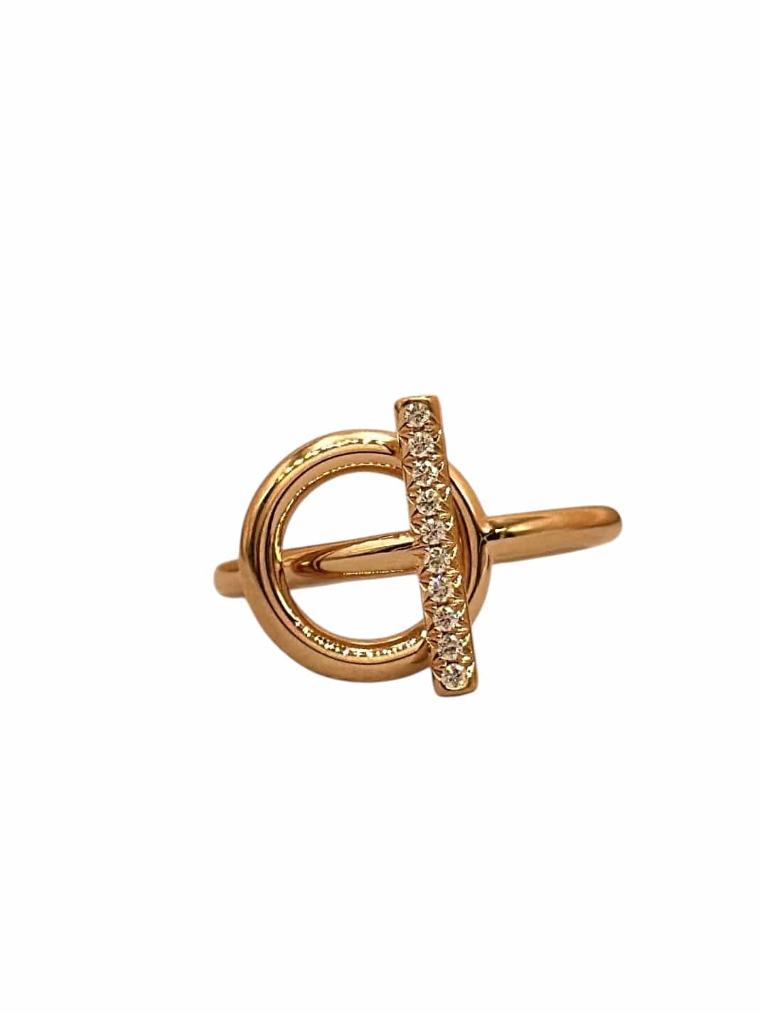 Hermes Hermes Echappee Ring with Diamonds