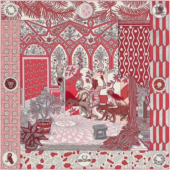 Hermes Hermes 140 x 140cm Cashmere/Silk Scarfs - La Danse Des Amazones - New in Box with Tags